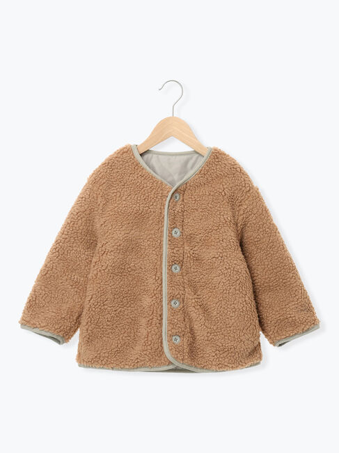 Samansa Mos2 Lagom「【撥水】キルト&times;ボアリバーシブルブルゾン」|ブルゾン・スタジャン|