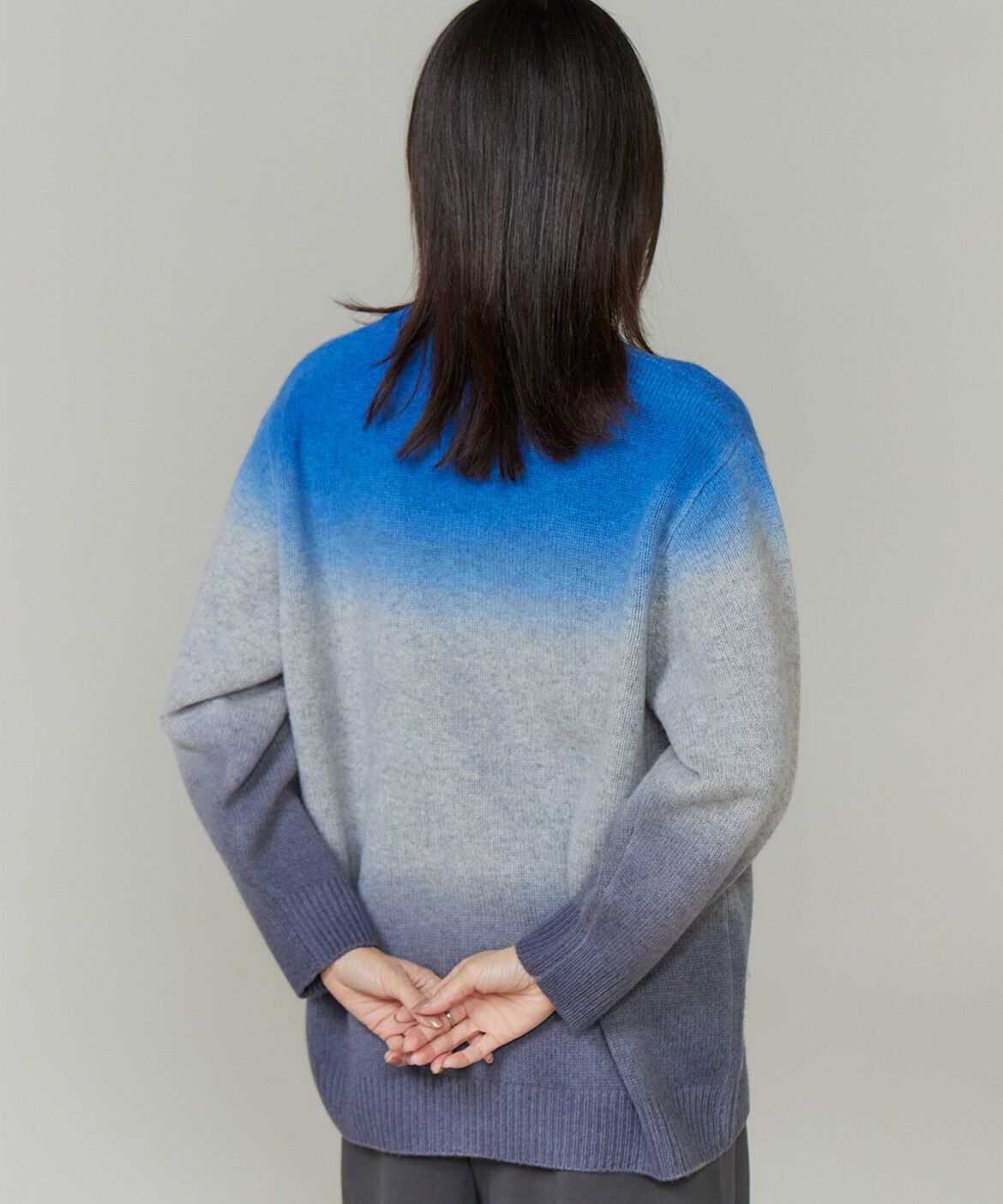 INED「グラデーションニットプルオーバー《YVON》」|ニット・セーター|