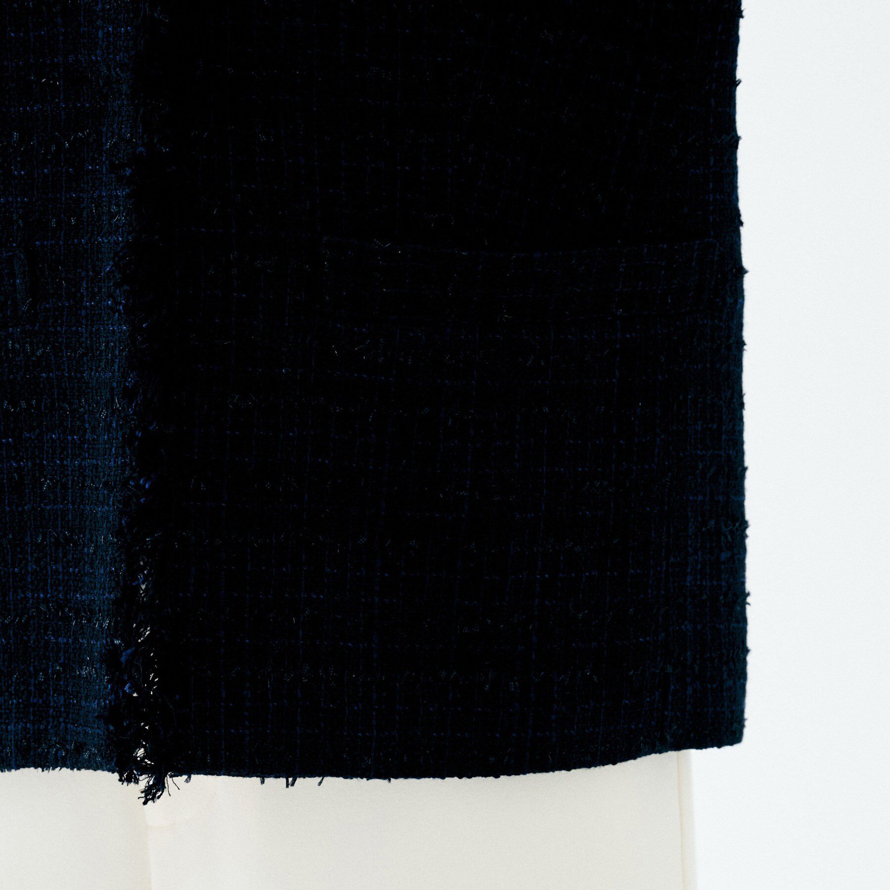 UNTITLED「【着丈長め/軽い/オンオフ使える】ファンシーツイード ジャケット」|ノーカラージャケット|