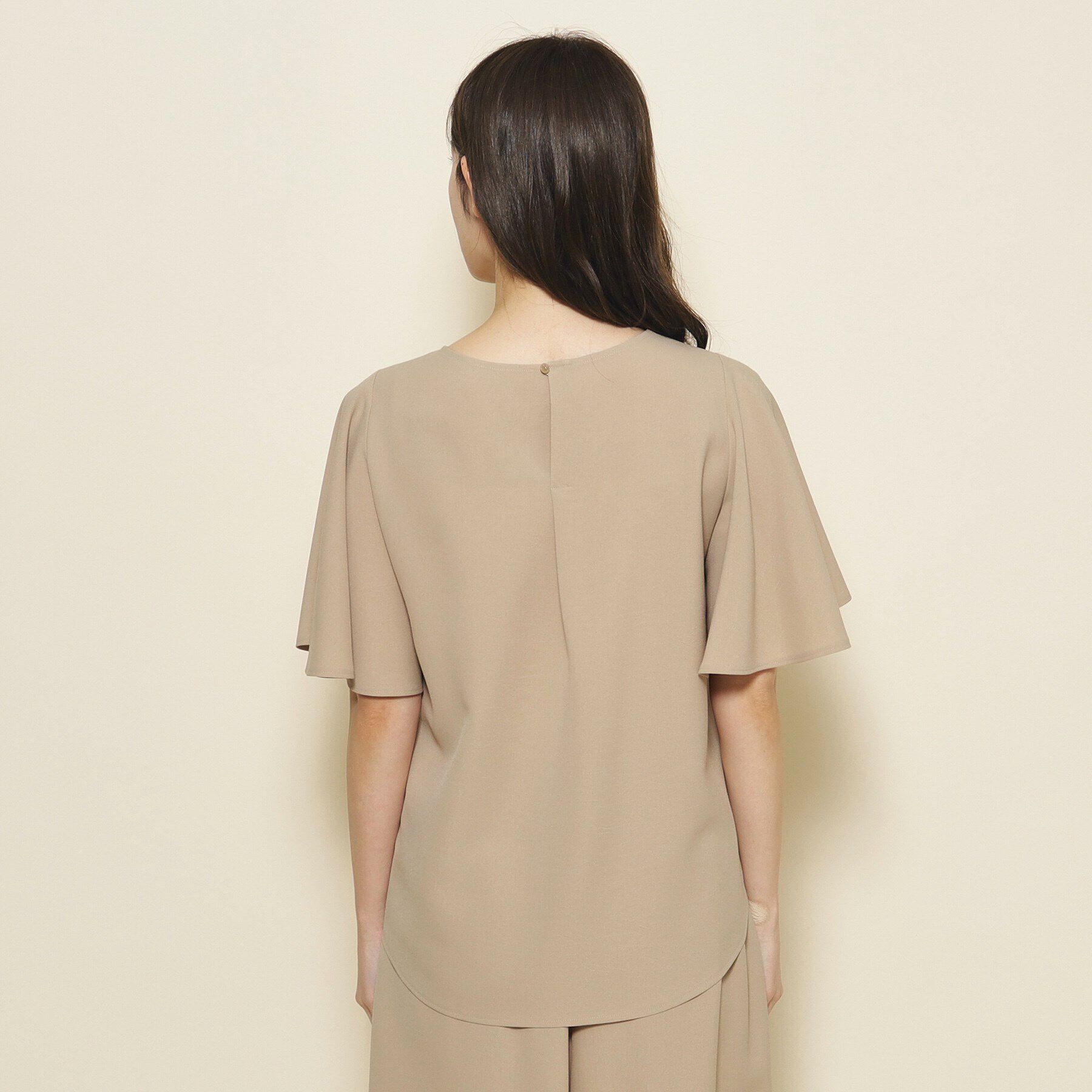 COUP DE CHANCE「【洗える／／セットアップ可】リラクシー大人フリルブラウス」|シャツ・ブラウス|