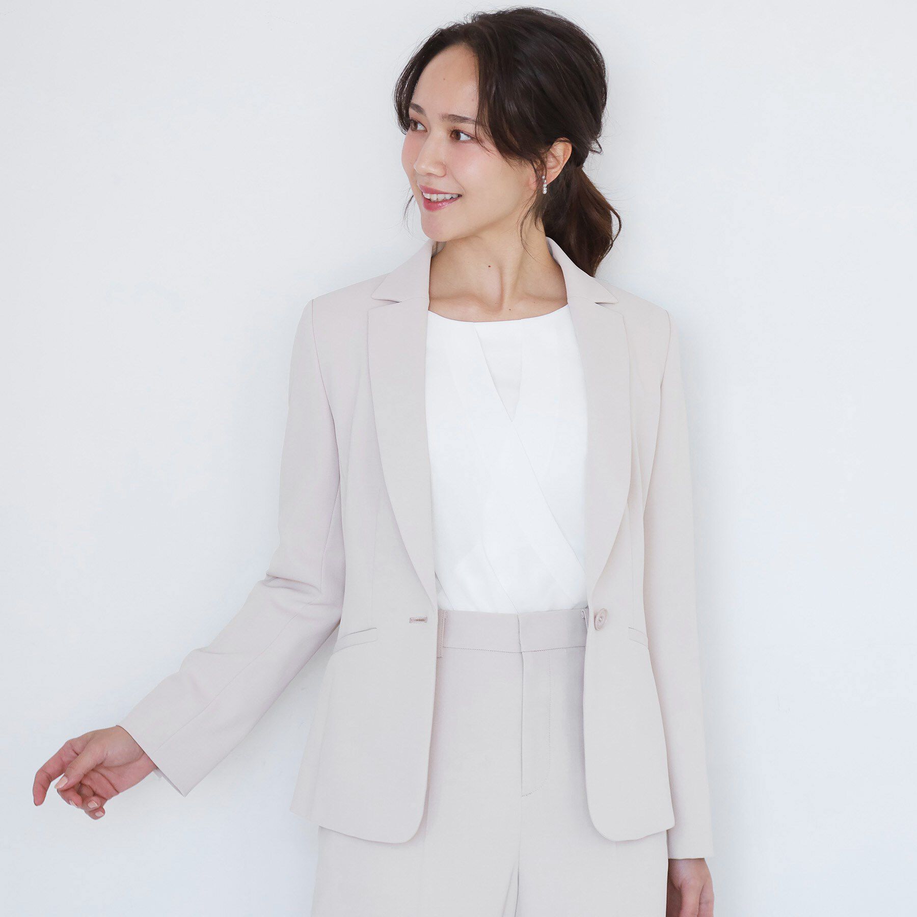 COUP DE CHANCE「【手洗い可／日本製／伸縮性／スーツ可】テーラードジャケット」|テーラードジャケット|