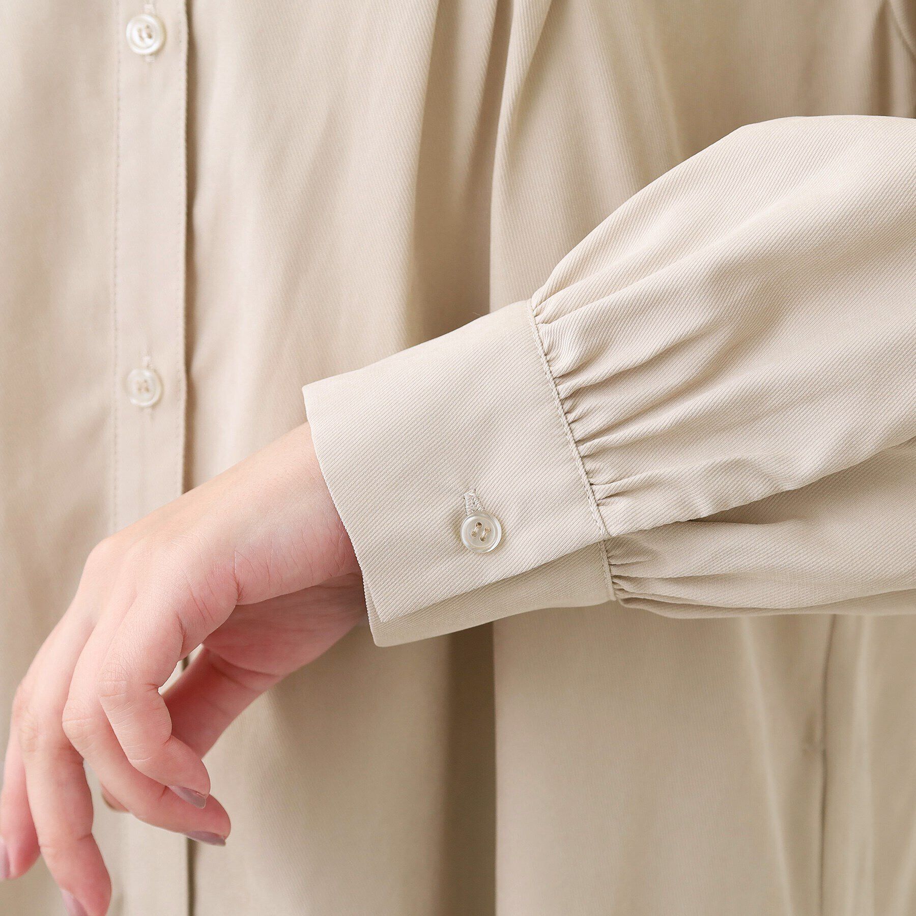 Reflect「【E‐QUALITY／手洗い可】リラクシーバンドカラーワンピース」|ワンピース|