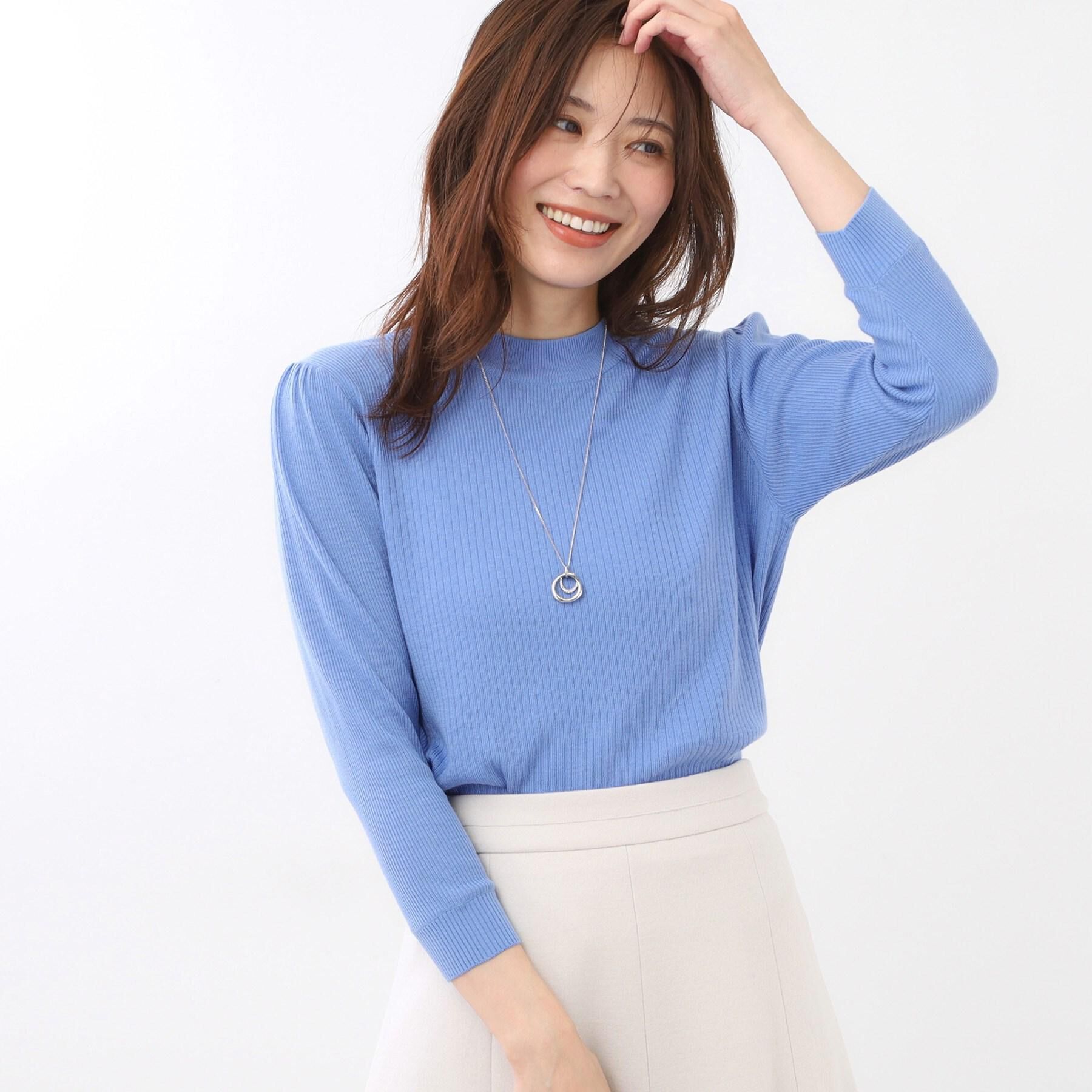 Reflect「【選べる5色／アンサンブル可】プチハイネックリブニット」|ニット・セーター|