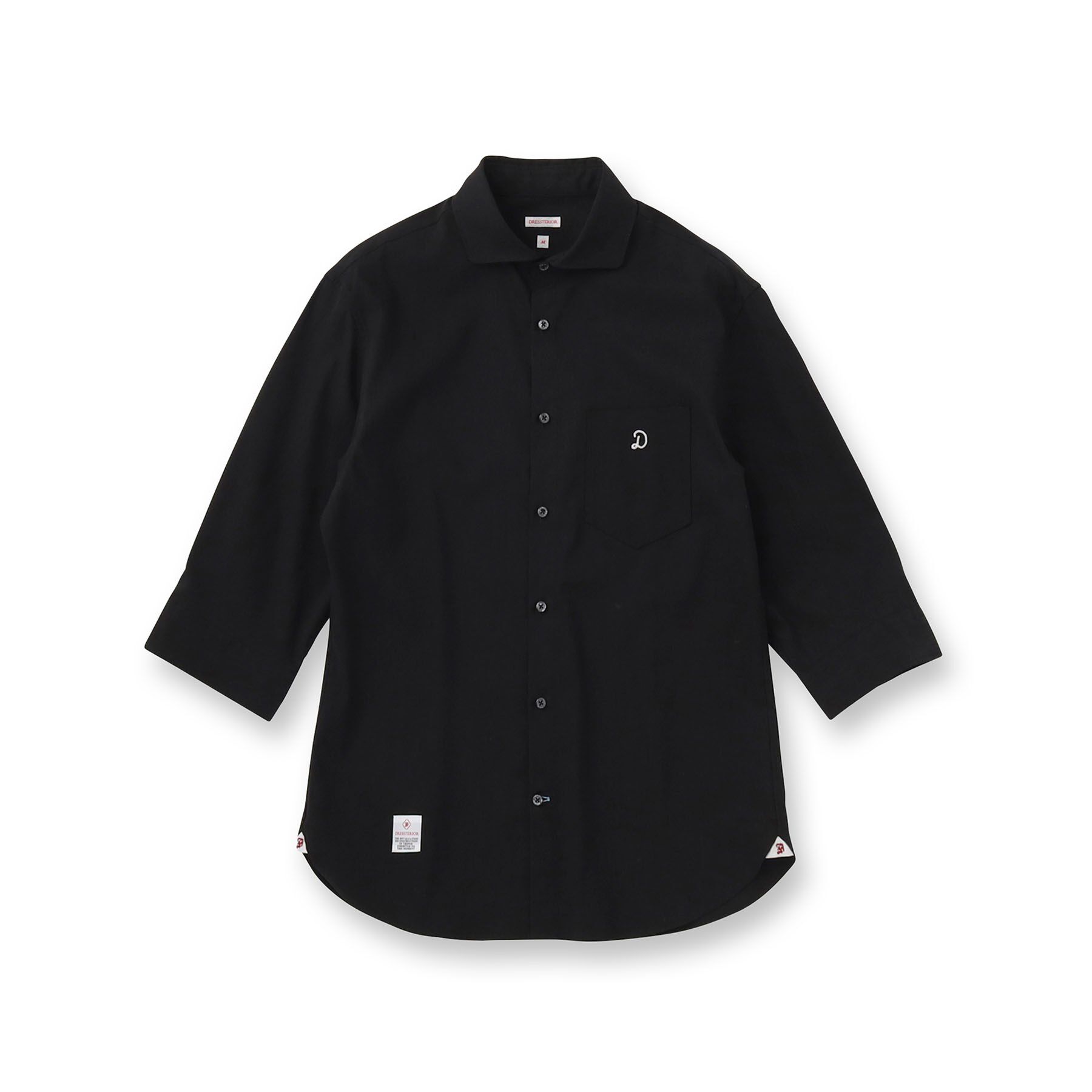 DRESSTERIOR「リネン混スリークオーターシャツ」|シャツ・ブラウス|