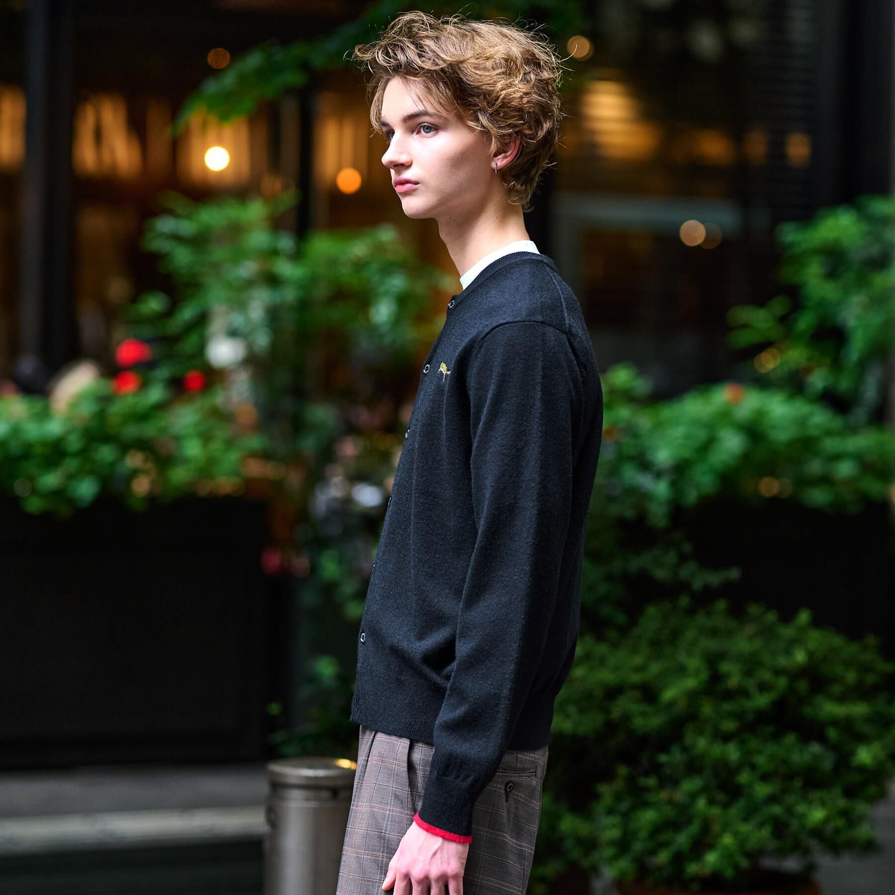 DRESSTERIOR「【Monomax11月号掲載】タイガーエンブロイダリー ラウンドネックカーディガン」|カーディガン|