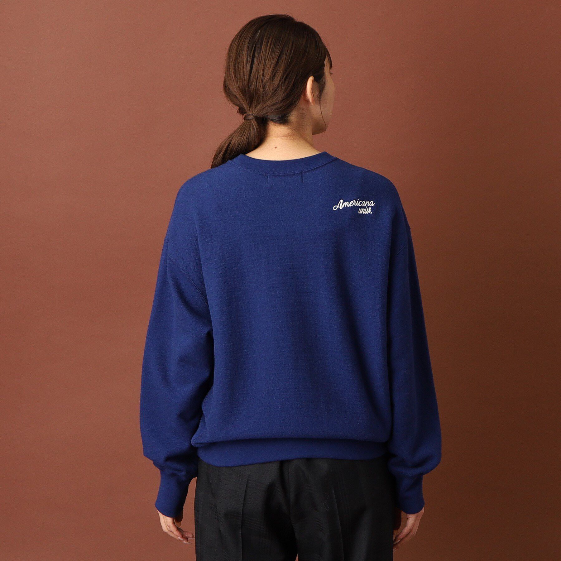 DRESSTERIOR「Americana（アメリカーナ）カレッジロゴスウェット」|パーカー|