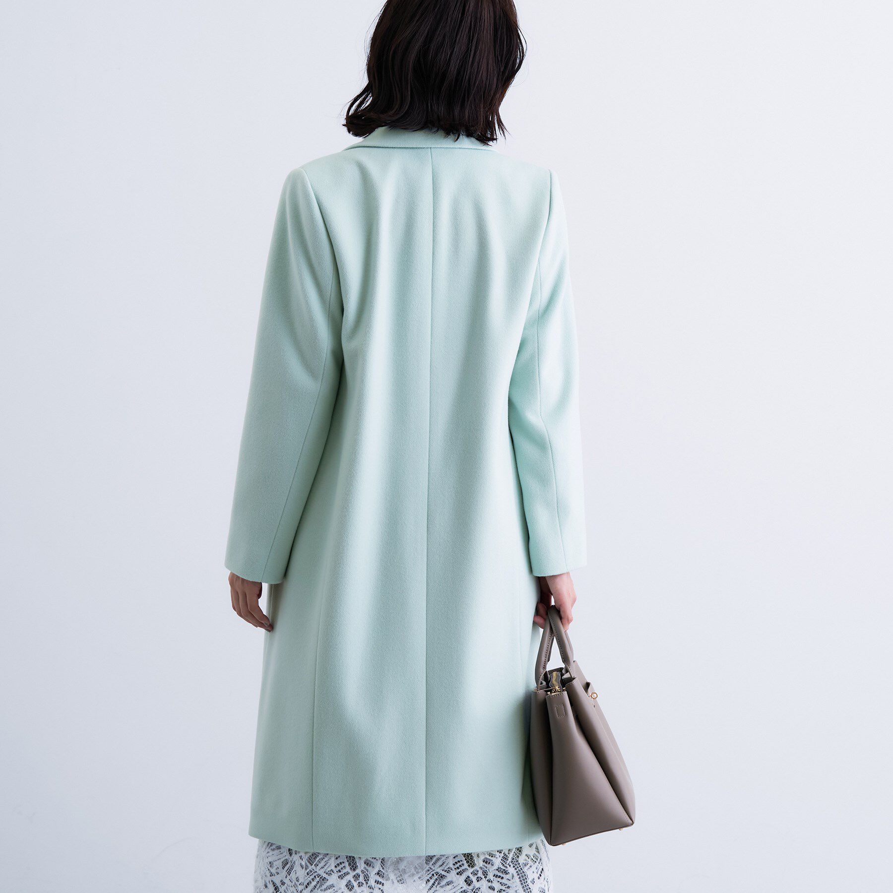 INDIVI「【名品コート／日本製】ウール100％チェスターコート」|チェスターコート|