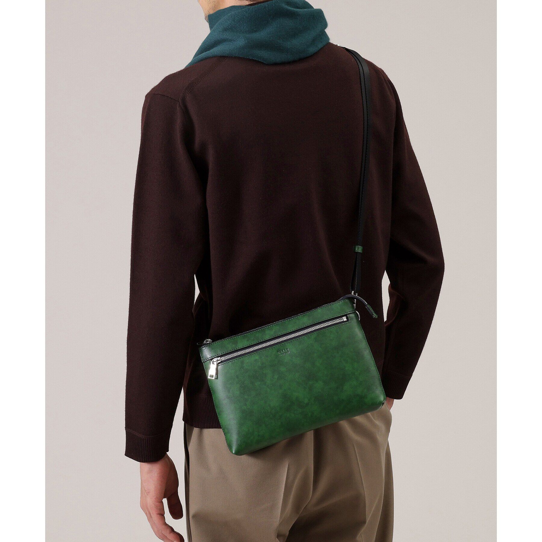 TAKEO KIKUCHI「【マーブルレザー】2WAY クラッチバッグ」|クラッチバッグ|