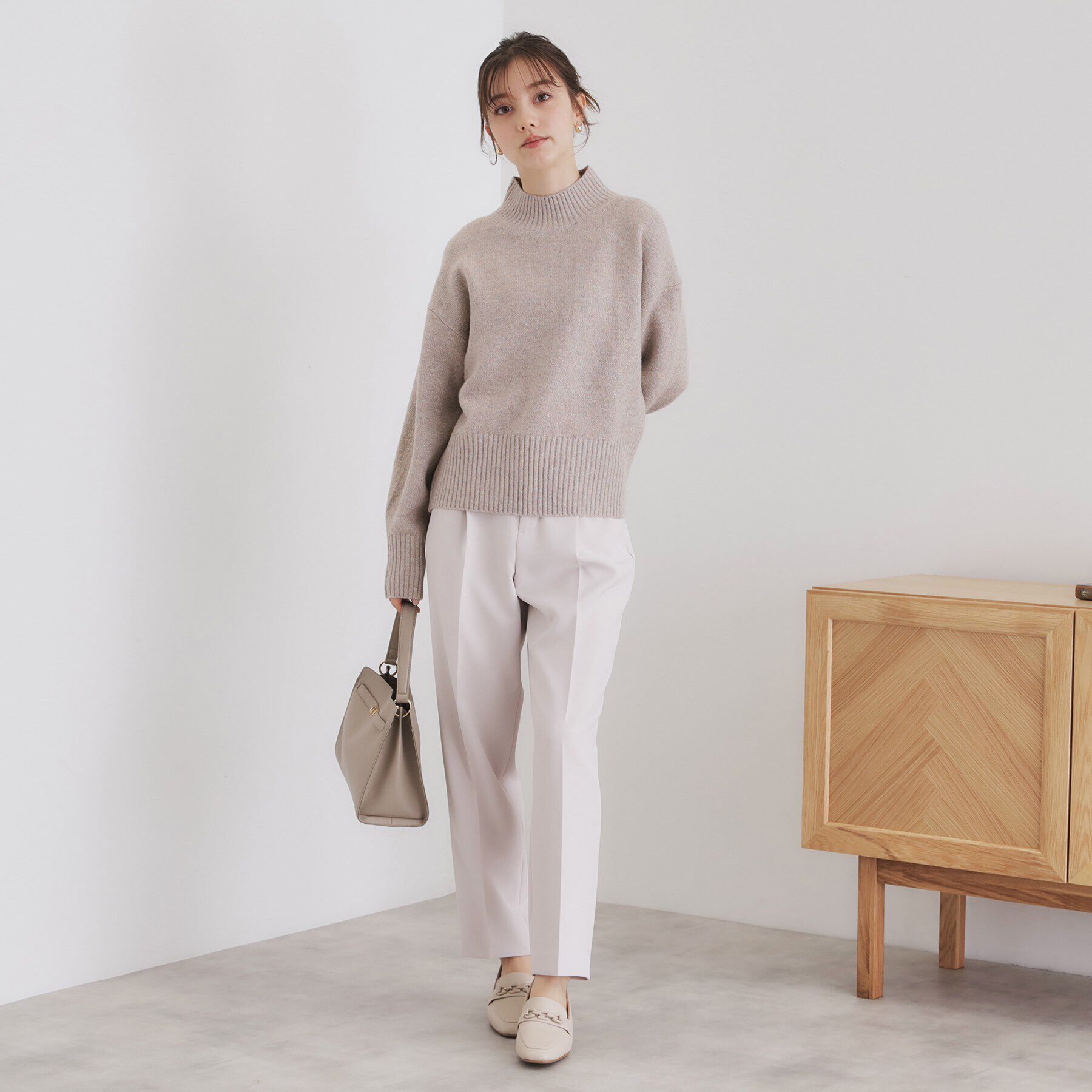 index「《5color/S-LLsize》ミックスカラーラメハイネックニット【洗濯機洗い可】」|ニット・セーター|