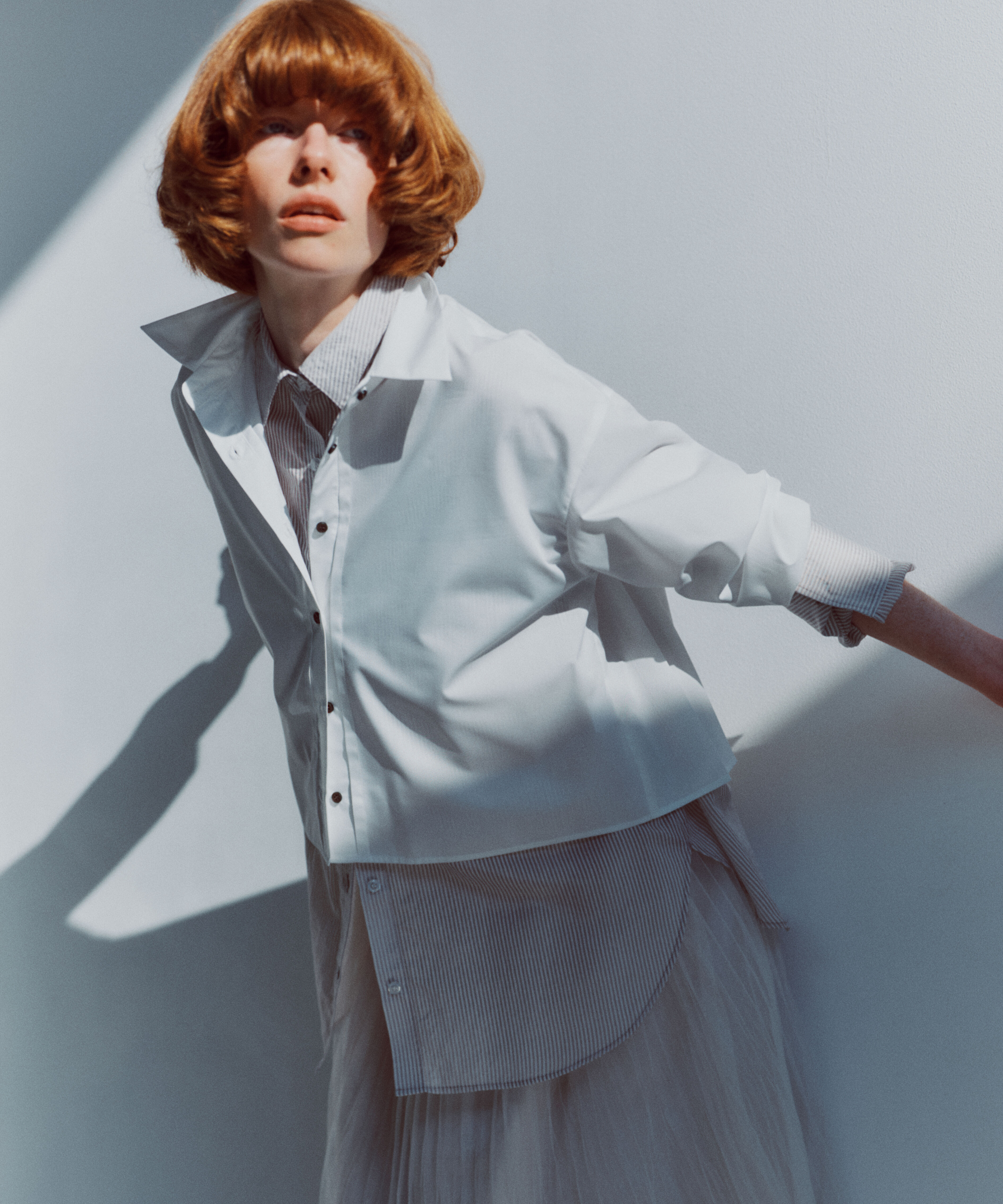  「バックプリーツショートシャツ」|シャツ・ブラウス|