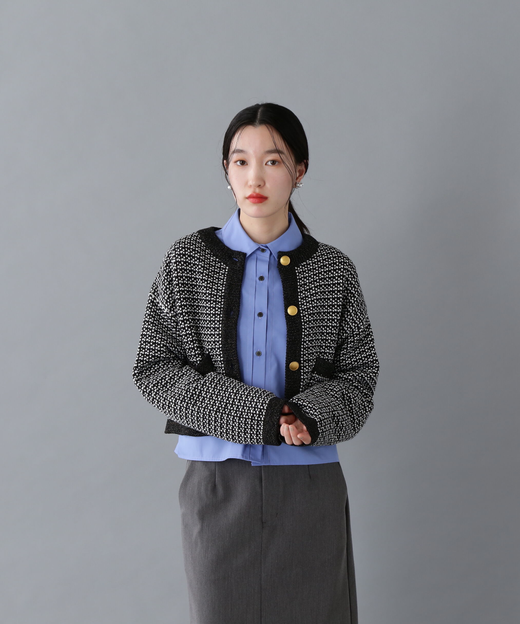  「バックプリーツショートシャツ」|シャツ・ブラウス|