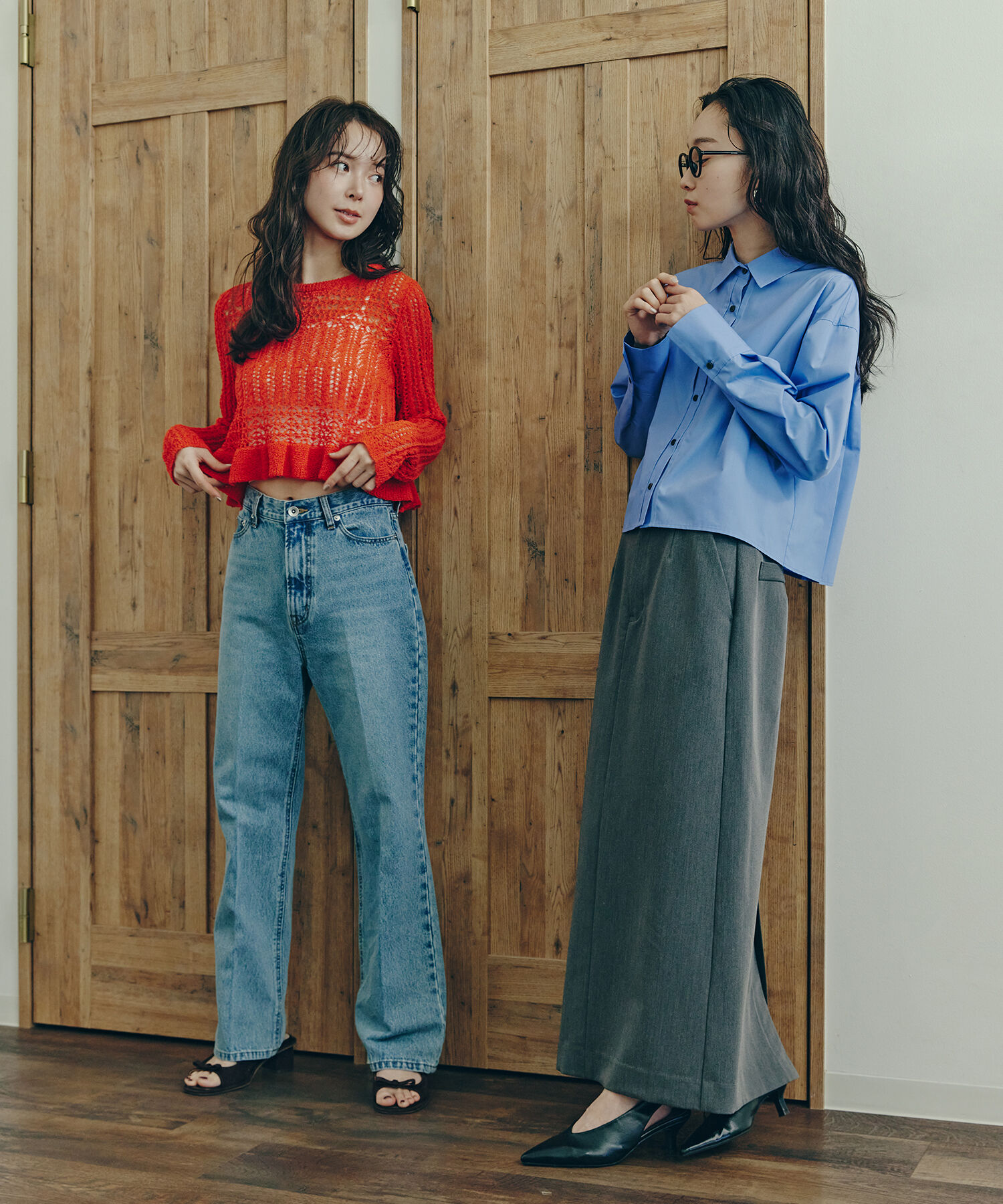  「バックプリーツショートシャツ」|シャツ・ブラウス|