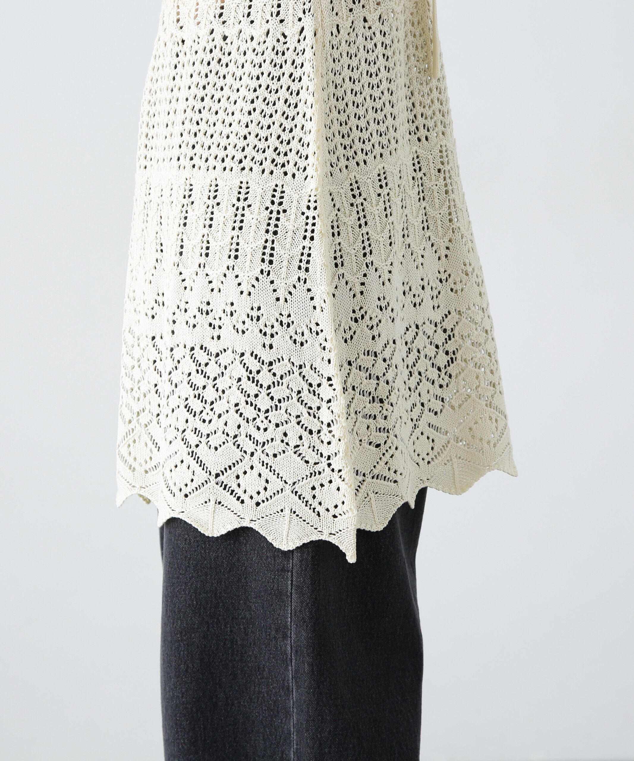  「カギアミ風ニットビスチェ」|ニット・セーター|