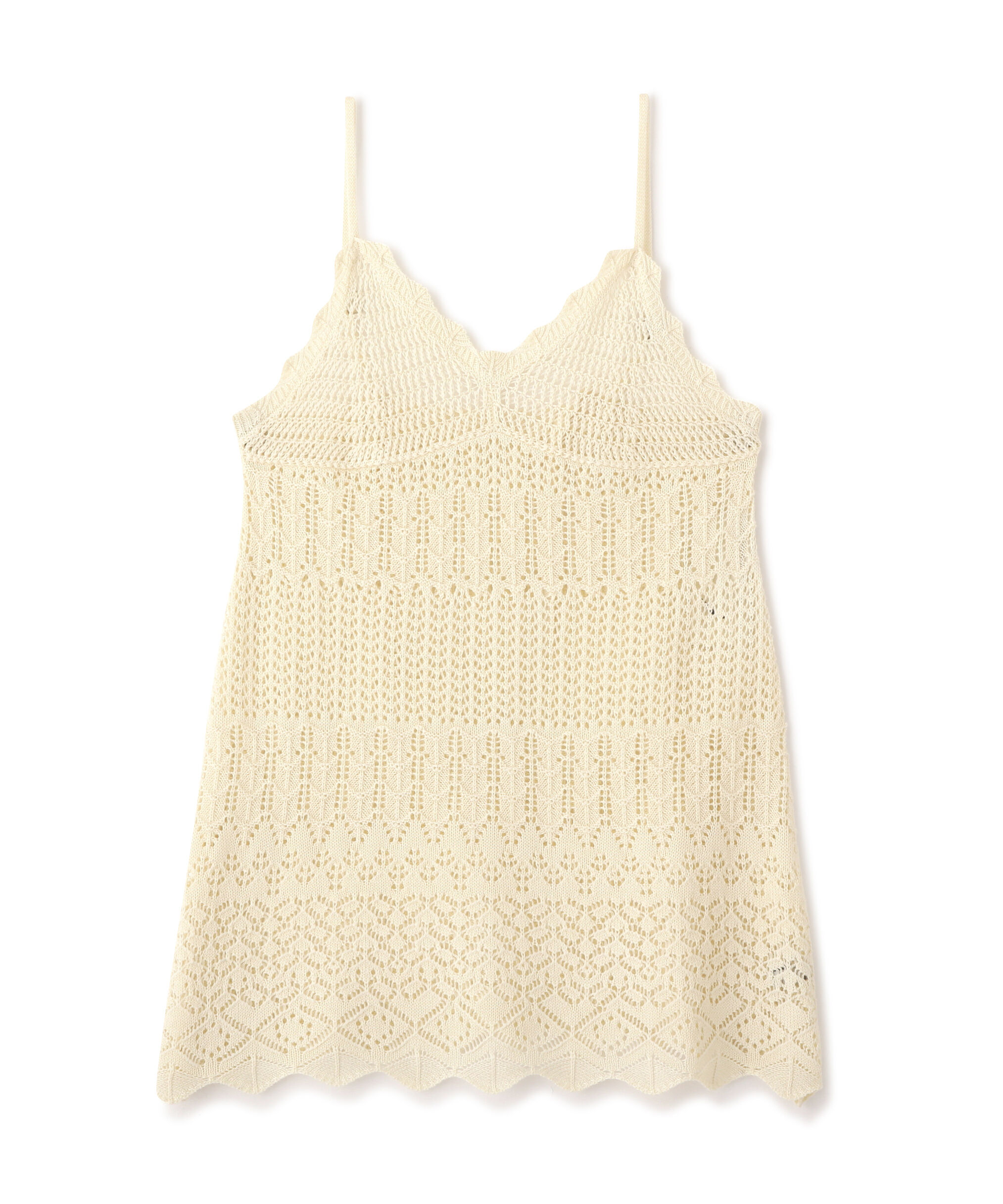  「カギアミ風ニットビスチェ」|ニット・セーター|