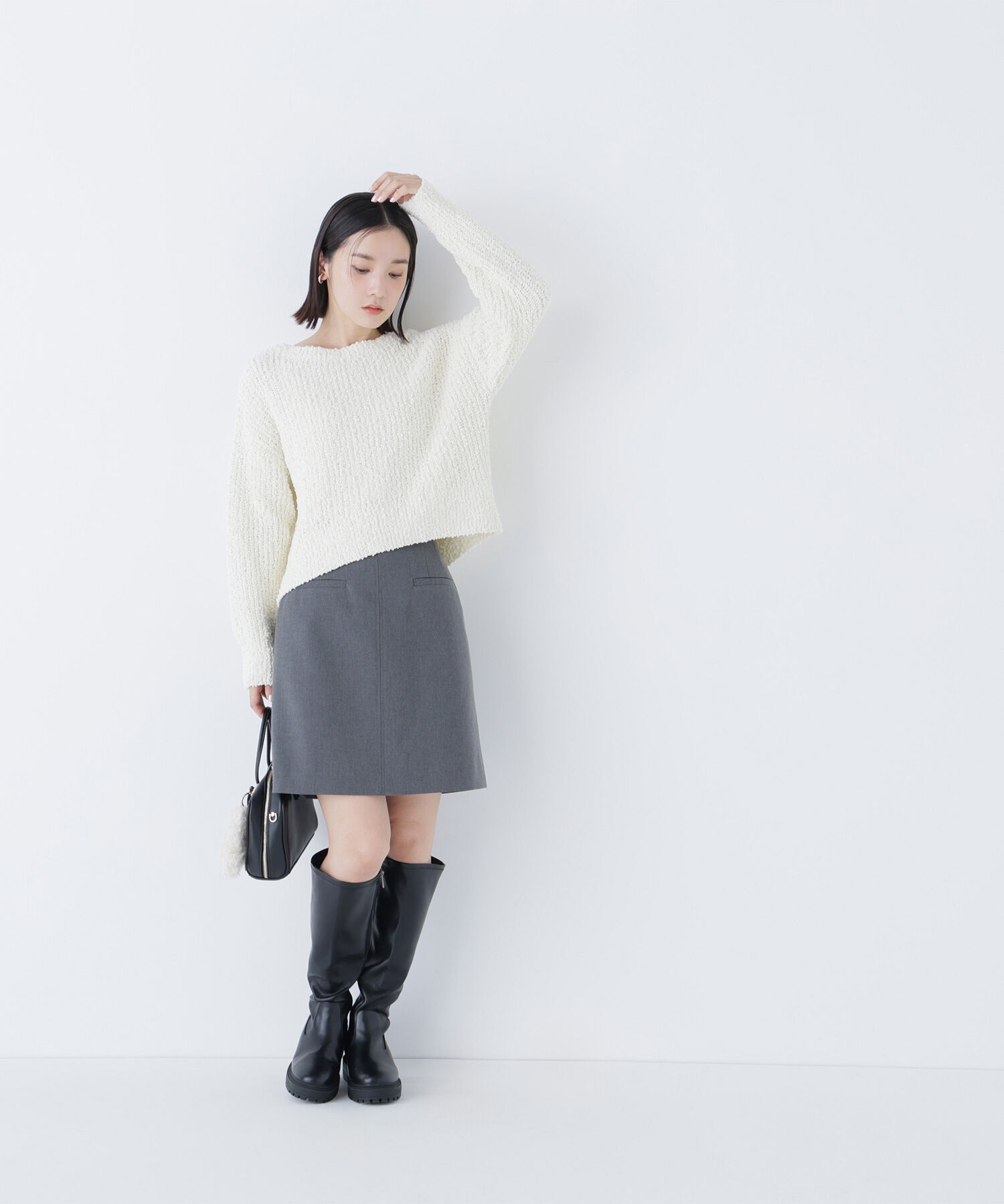  「ネップオーバーニット」|ニット・セーター|