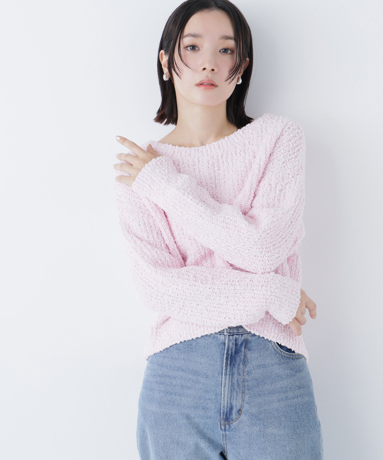  「ネップオーバーニット」|ニット・セーター|