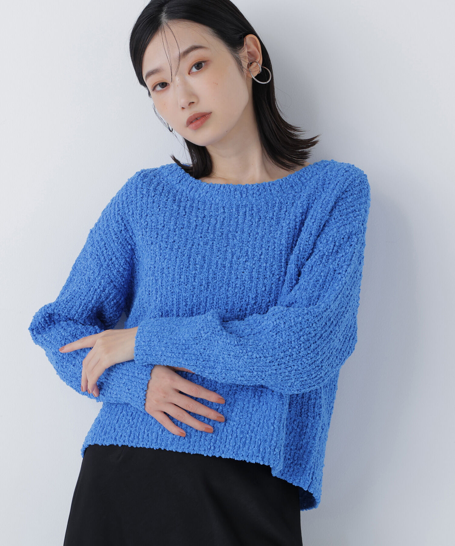  「ネップオーバーニット」|ニット・セーター|