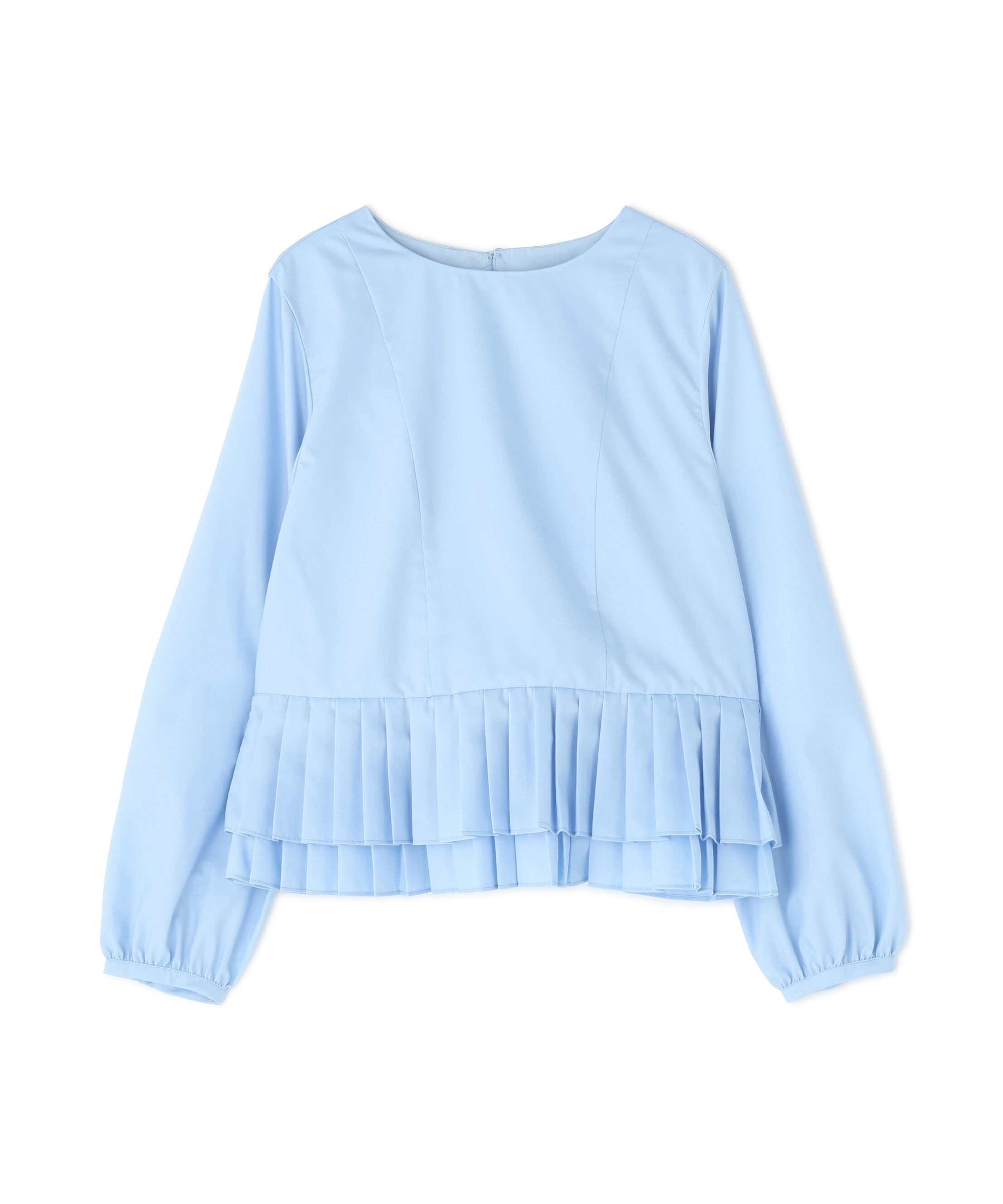  「プリーツヘムブラウス」|シャツ・ブラウス|