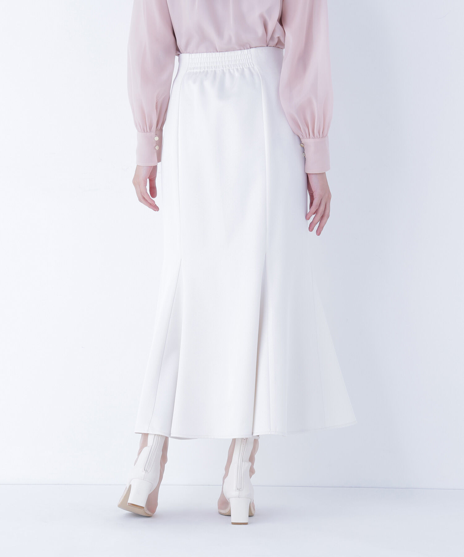  「ヘム切替マーメイドスカート」|スカート|