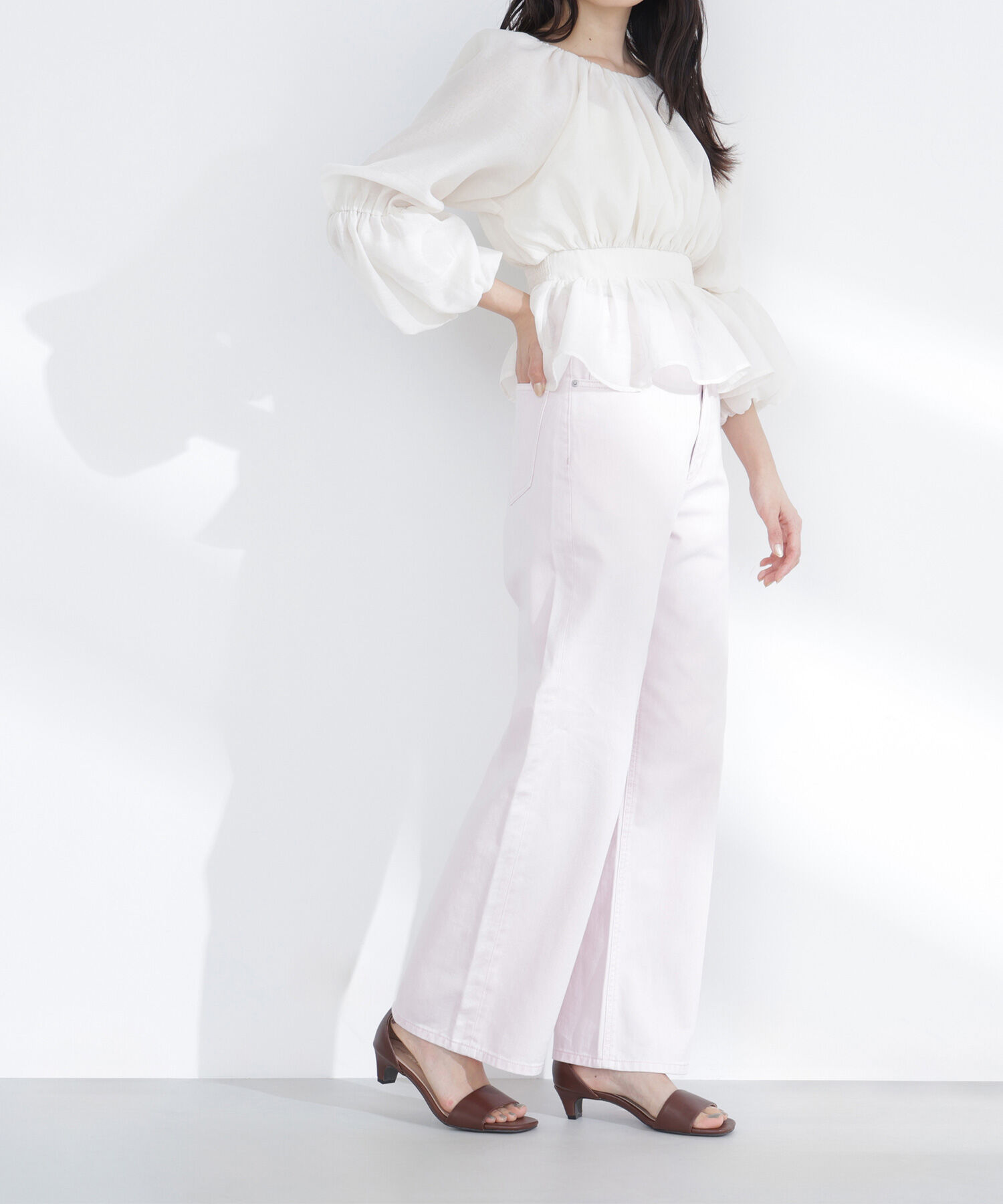  「ワイドストレートデニムパンツ」|その他|