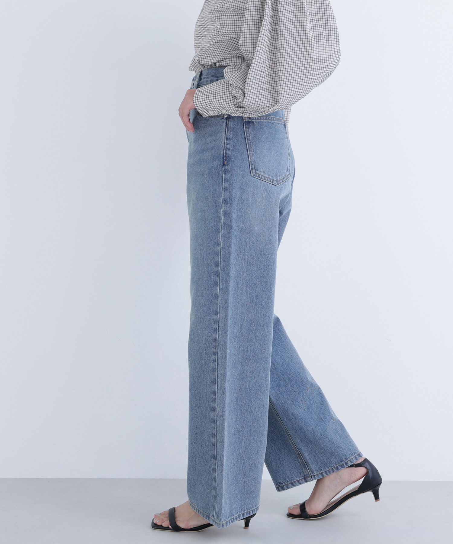  「ワイドストレートデニムパンツ」|その他|