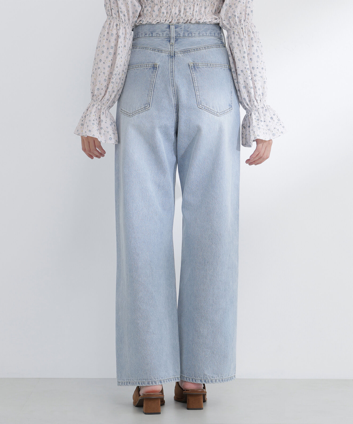  「ワイドストレートデニムパンツ」|その他|