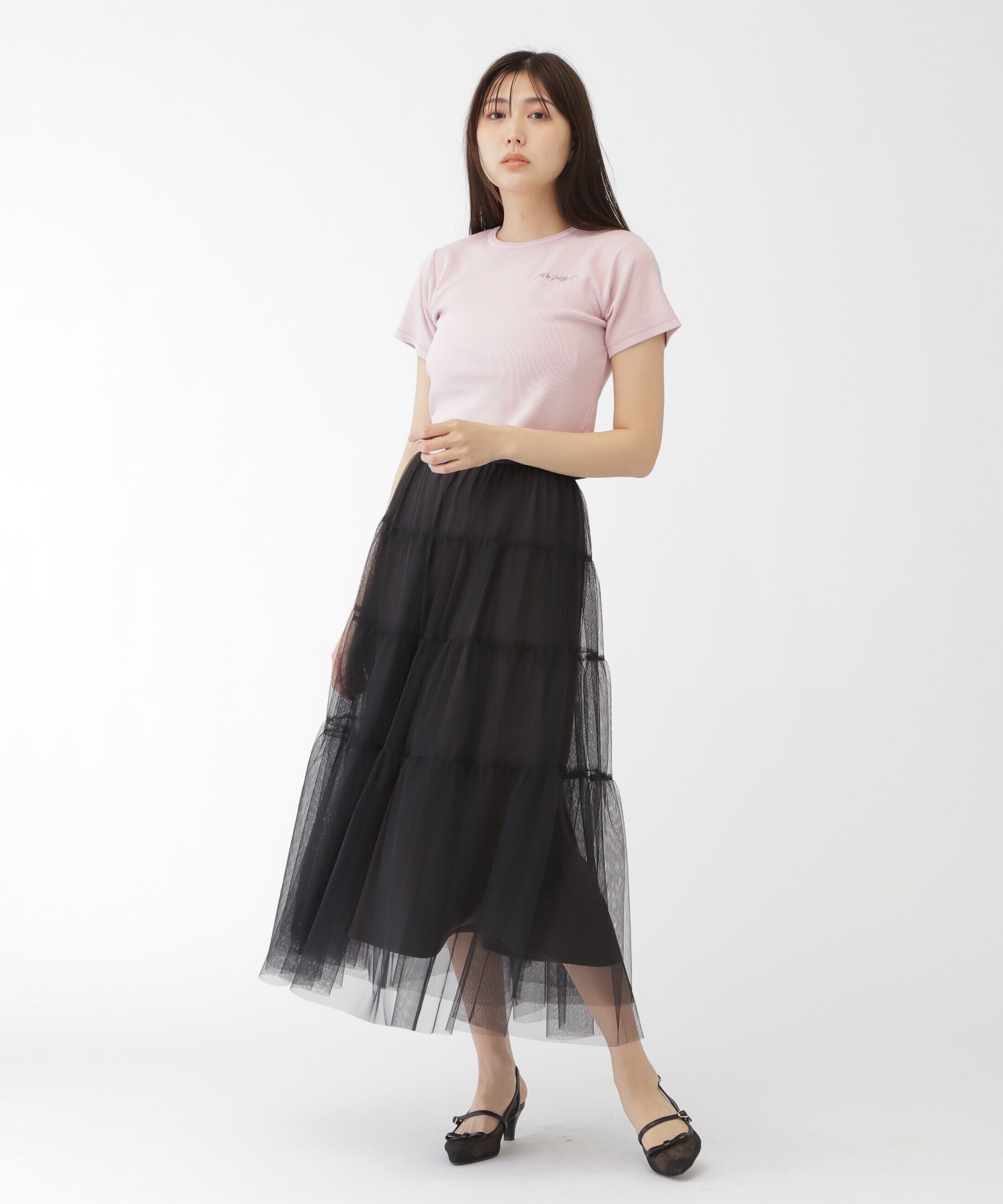 「ティアードチュールスカート」|スカート|