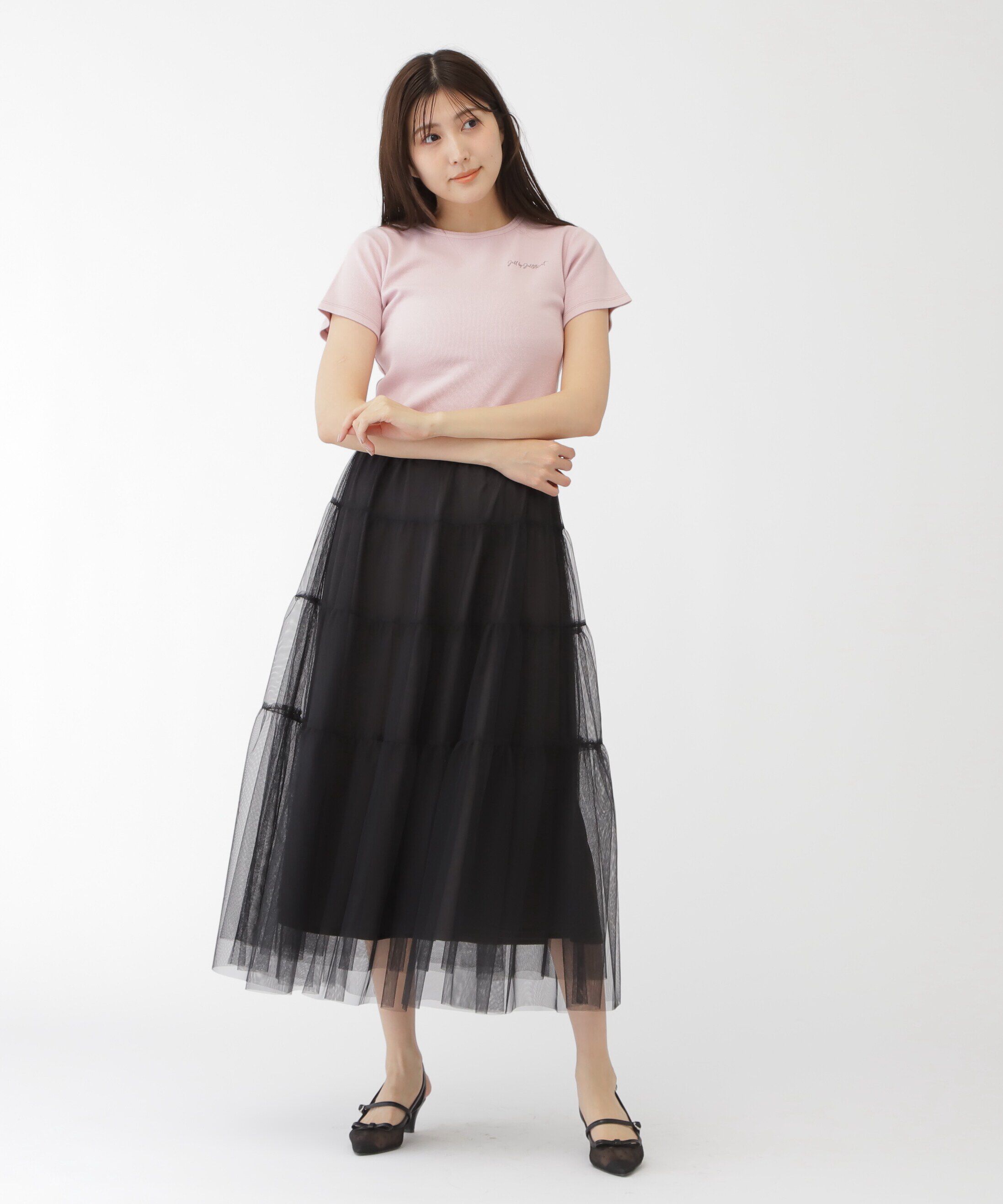  「ティアードチュールスカート」|スカート|