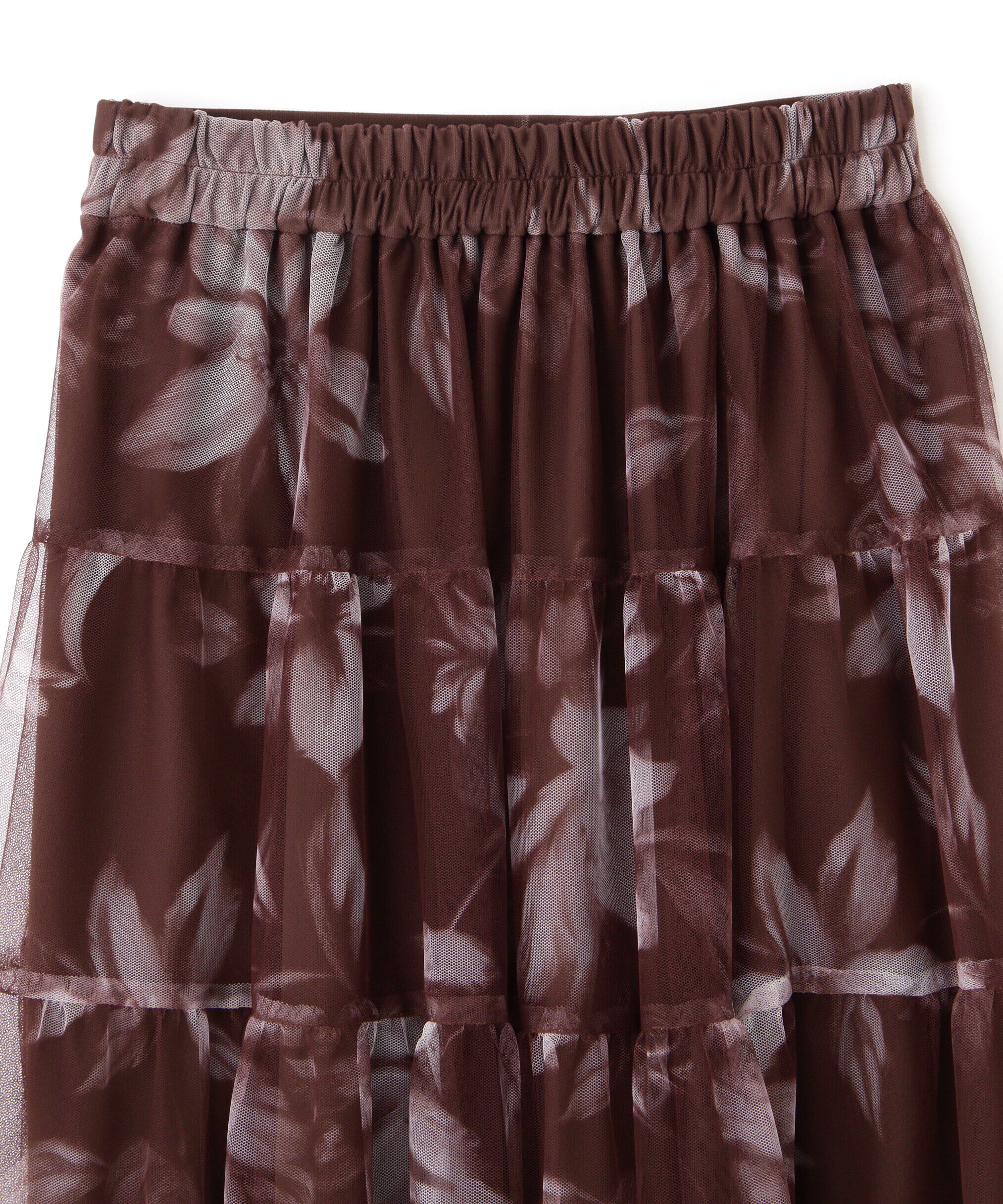  「ティアードチュールスカート」|スカート|