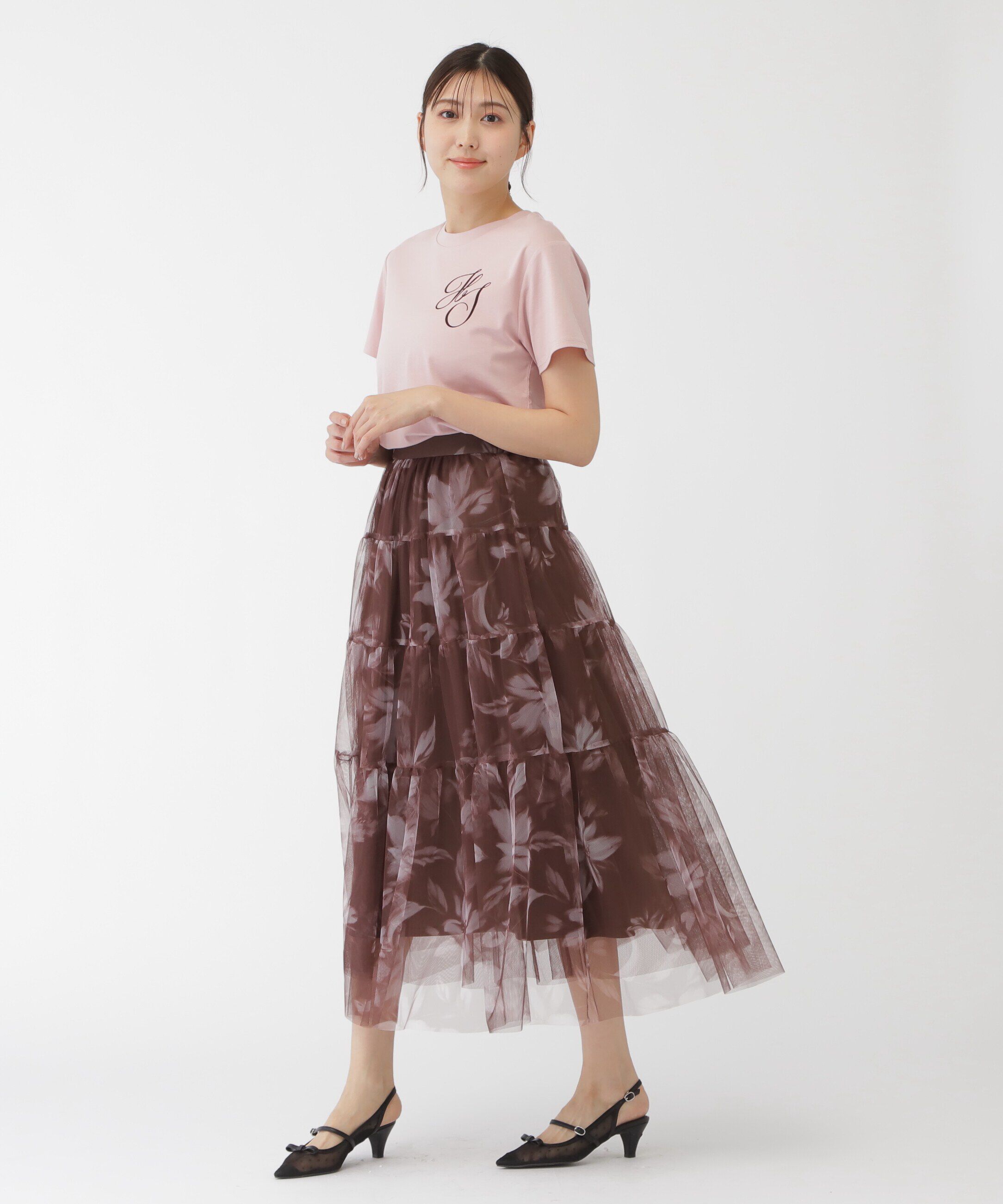  「ティアードチュールスカート」|スカート|