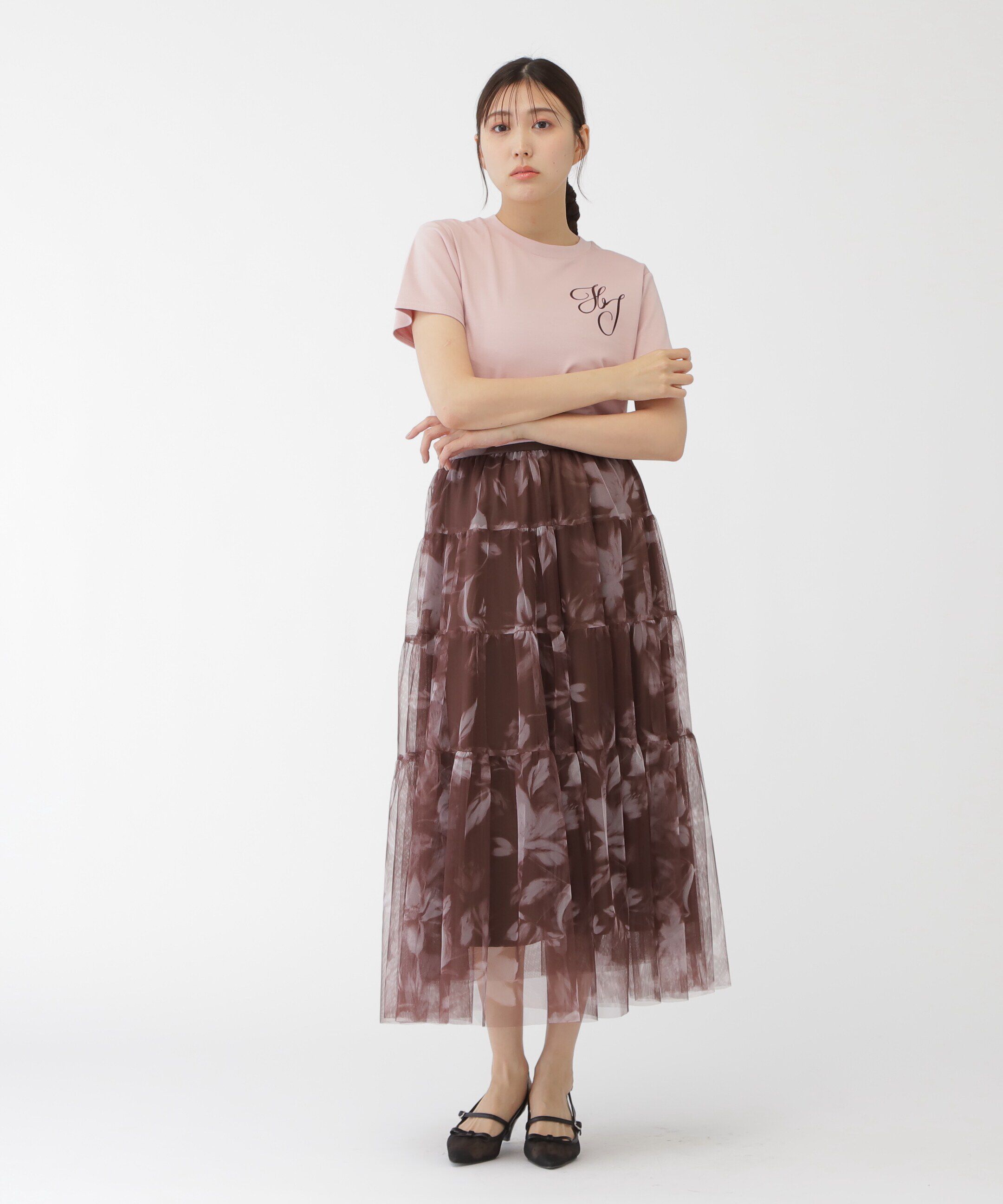  「ティアードチュールスカート」|スカート|