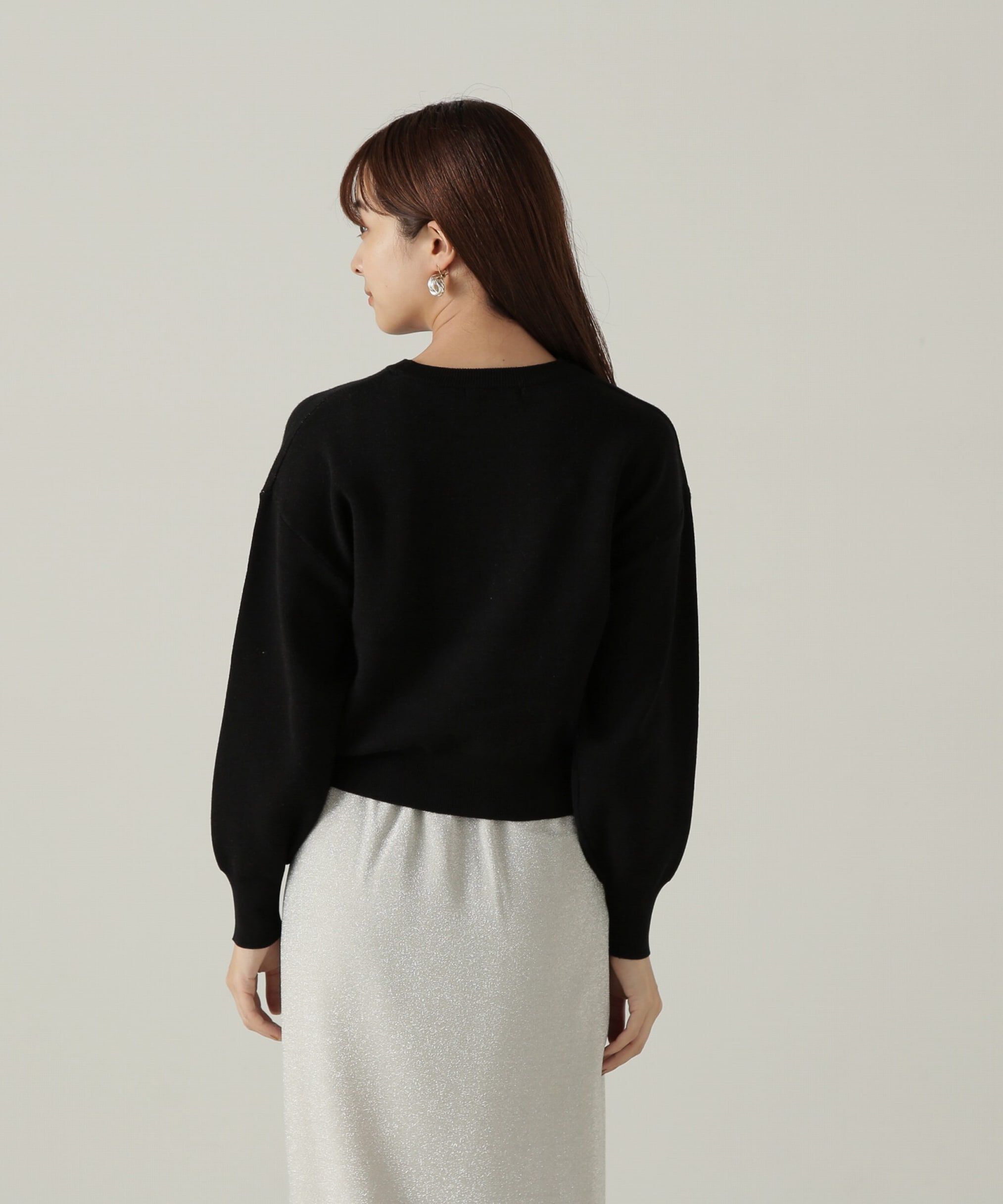 PROPORTION BODY DRESSING「パールロゴニット　WEB限定カラー：ブラウン　24AW」|ニット・セーター|