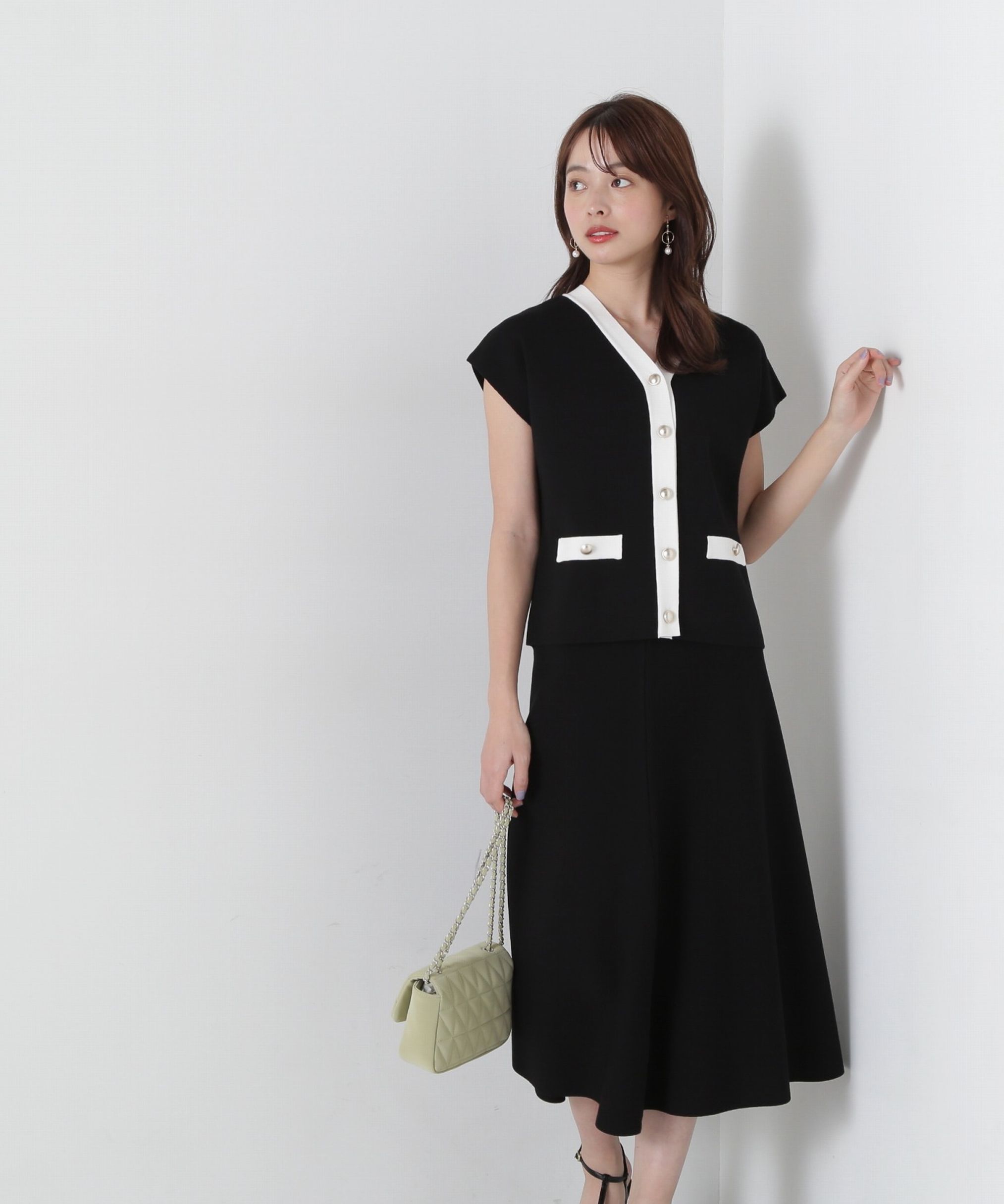 PROPORTION BODY DRESSING「ニットベストセットアップ」|ワンピース|