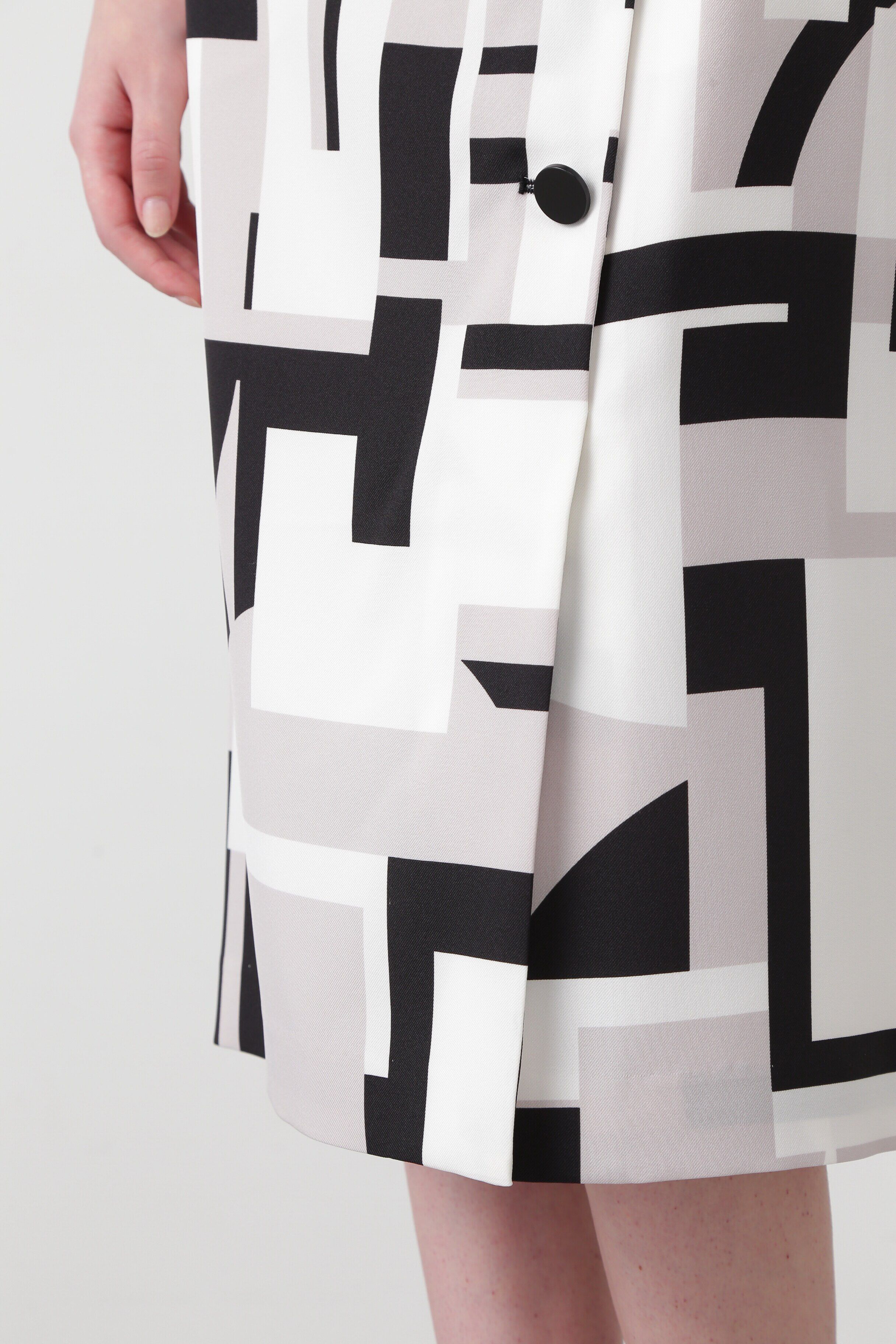  「◆サークルジオメトリックプリントスカート」|スカート|