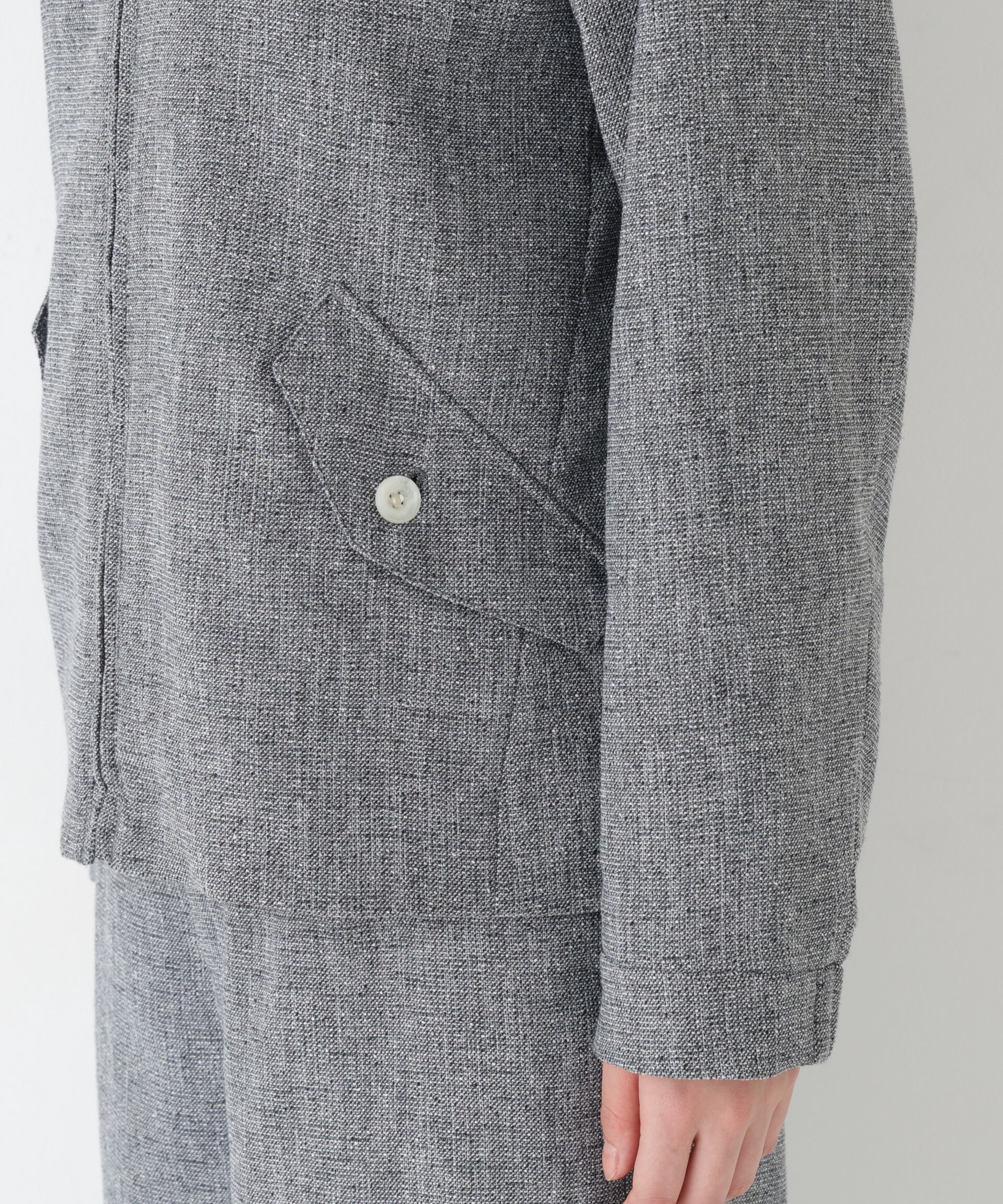  「◆リングツィードノーカラーブルゾン」|ブルゾン・スタジャン|