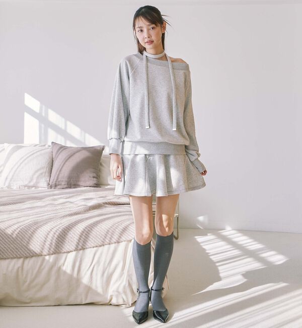 archives「【ＳＥＴ　ＵＰ対応】サーキュラースウェットミニスカート」|スカート|