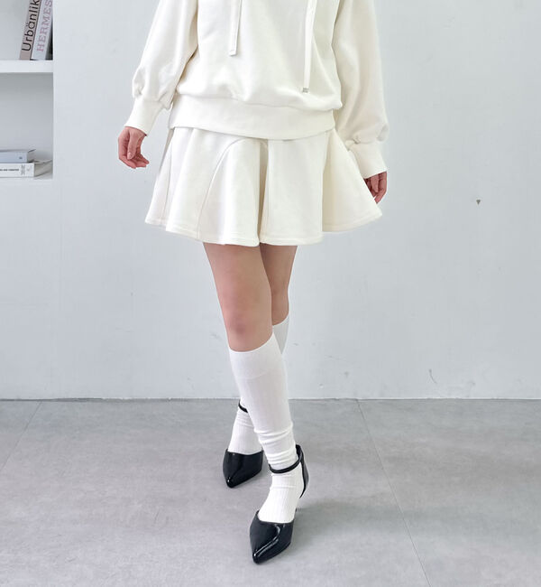 archives「【ＳＥＴ　ＵＰ対応】サーキュラースウェットミニスカート」|スカート|