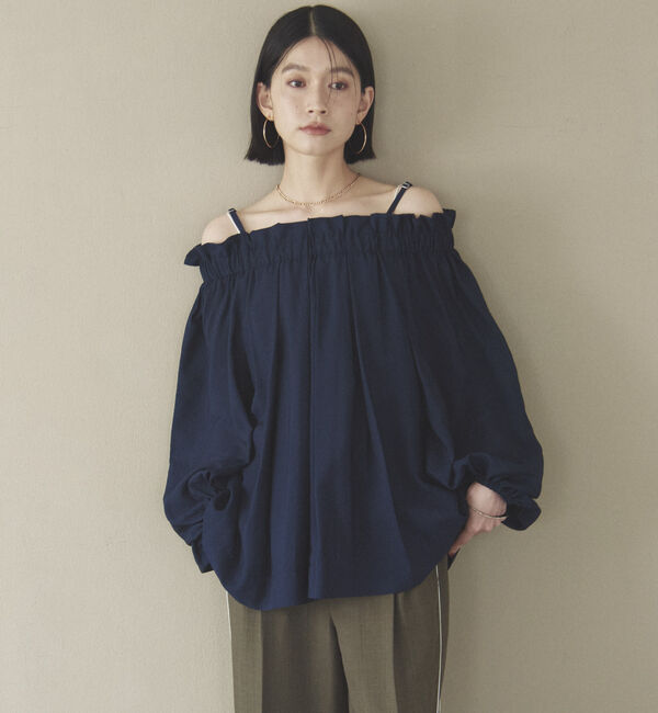 Doux archives「オフショルフリルブラウス」|シャツ・ブラウス|