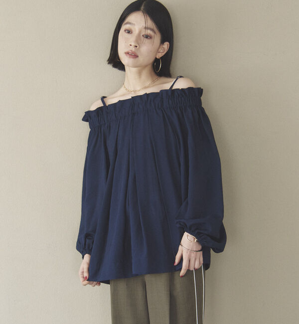 Doux archives「オフショルフリルブラウス」|シャツ・ブラウス|