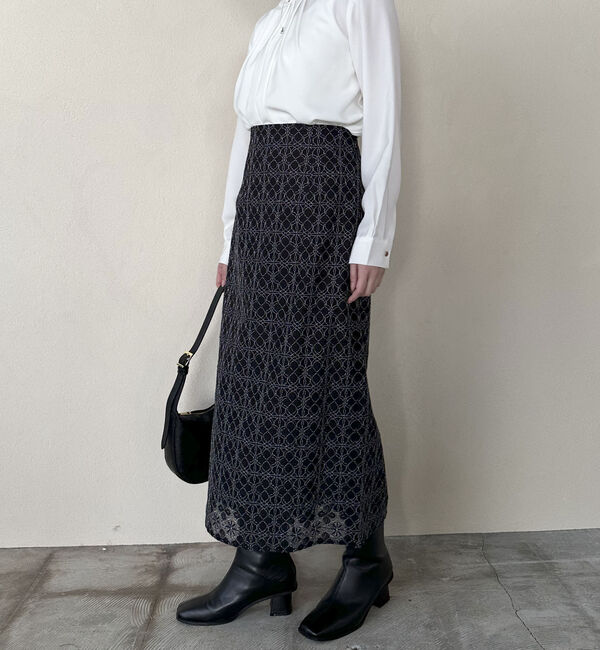 Doux archives「コードレースタイトスカート」|スカート|