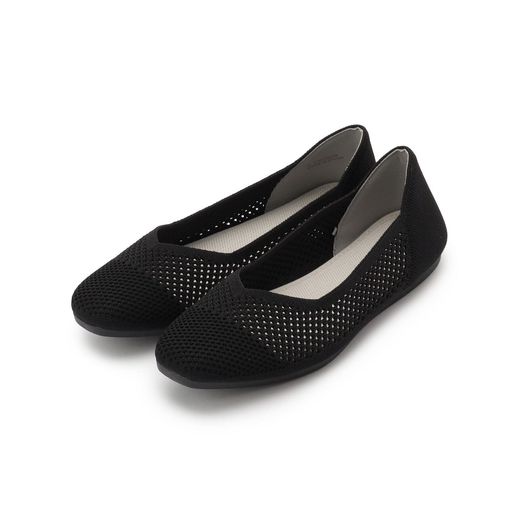 SHOO･LA･RUE「【洗える】透かし編みニットパンプス」|パンプス|ブラック(019)