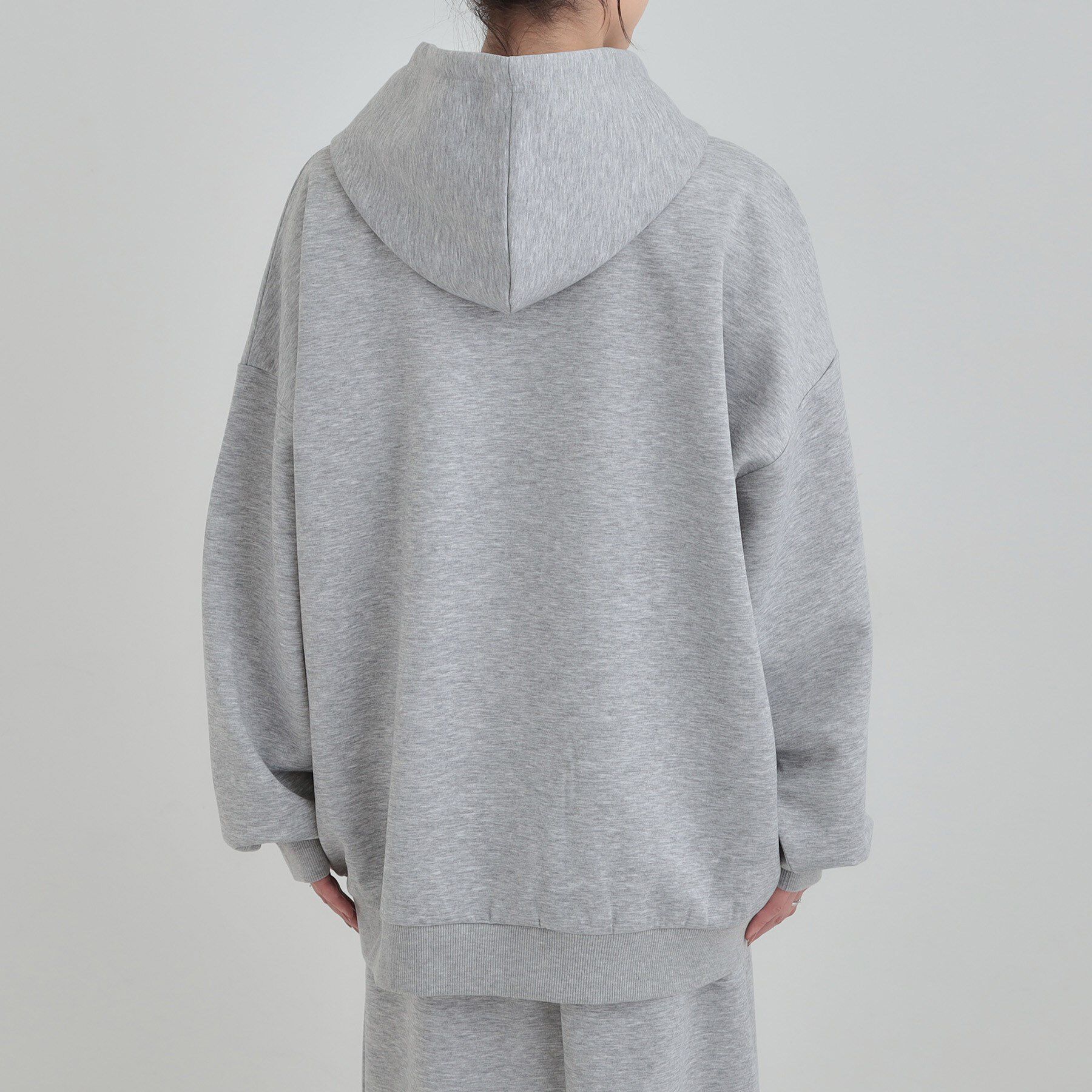 SHOO･LA･RUE「【セットアップ可/S-LL/なめらかタッチ】オーバーサイズゆるパーカ」|パーカー|