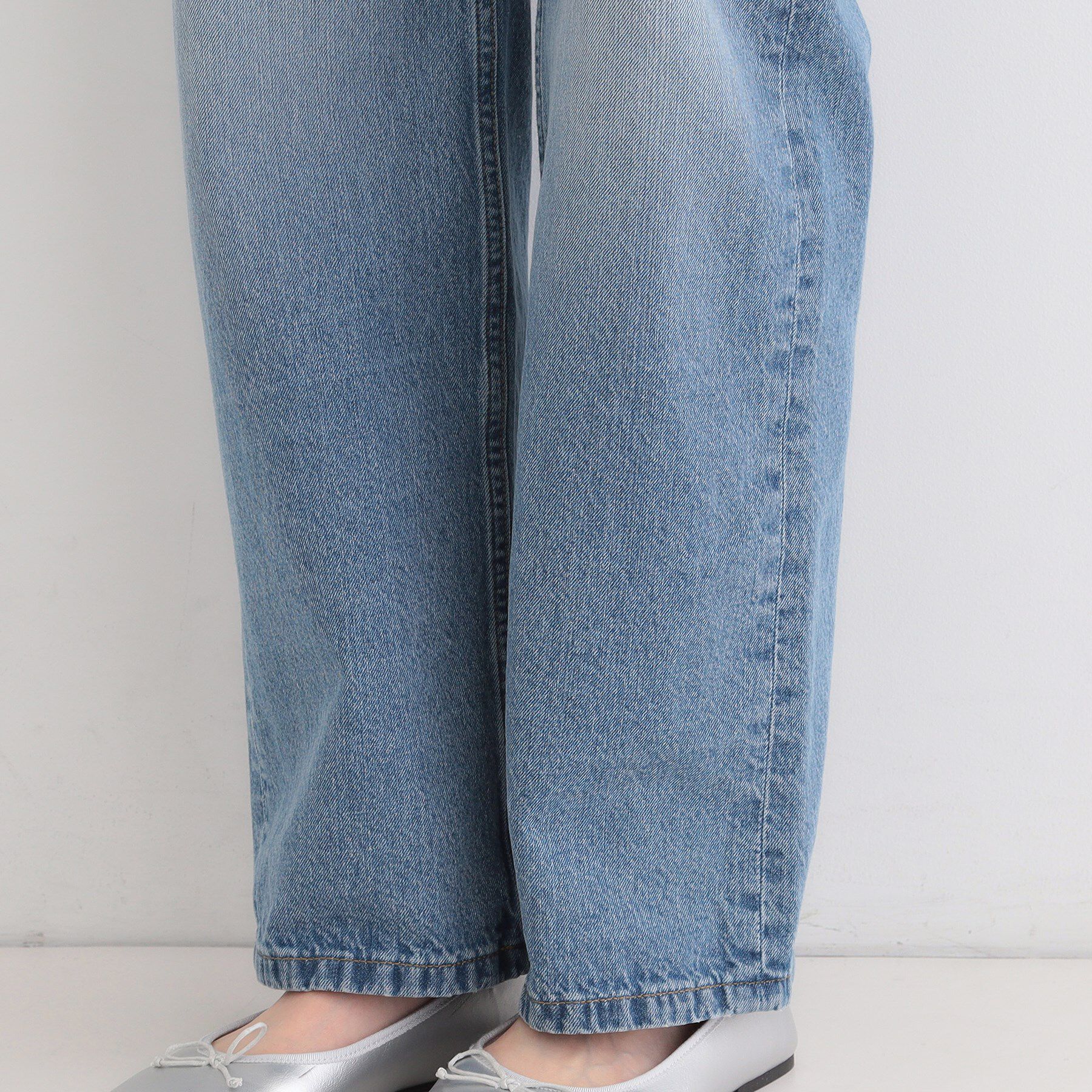 SHOO･LA･RUE「【SHOO・LA・RUE DENIM】程よいゆとりの ストレートパンツ」|デニム|