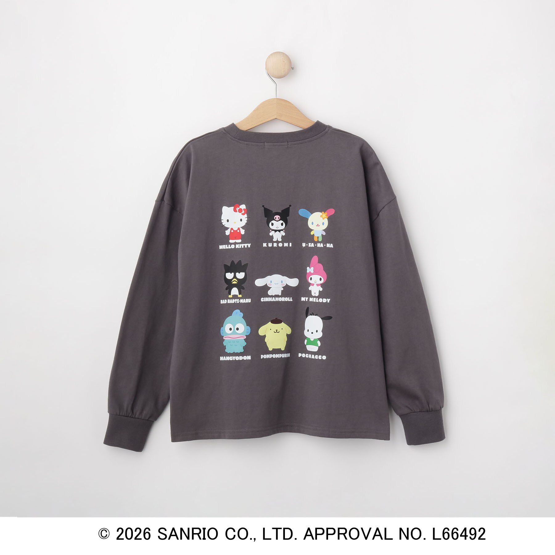 SHOO･LA･RUE「【サンリオキャラクターズ】オールスターバックプリントロンＴ」|Tシャツ・カットソー|