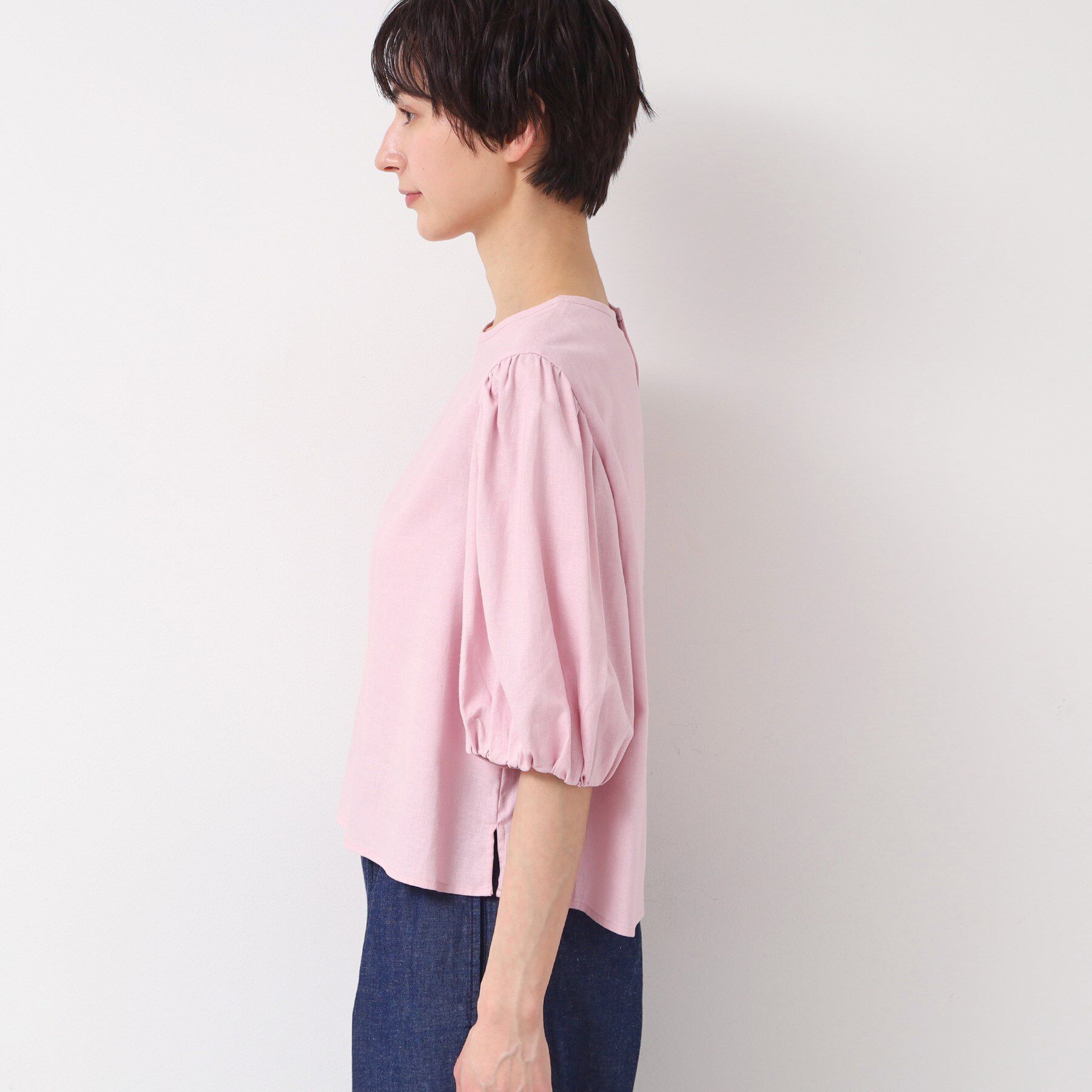 Dessin「【洗える】パフスリーブブラウス（XS～L）」|シャツ・ブラウス|