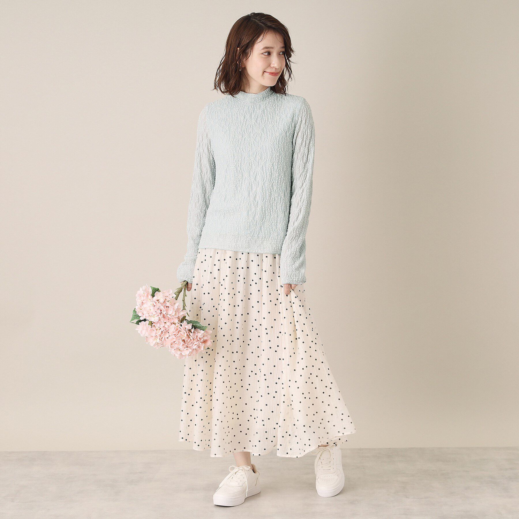 ITS&rsquo;DEMO「【洗濯機OK】レースプルオーバー」|Tシャツ・カットソー|