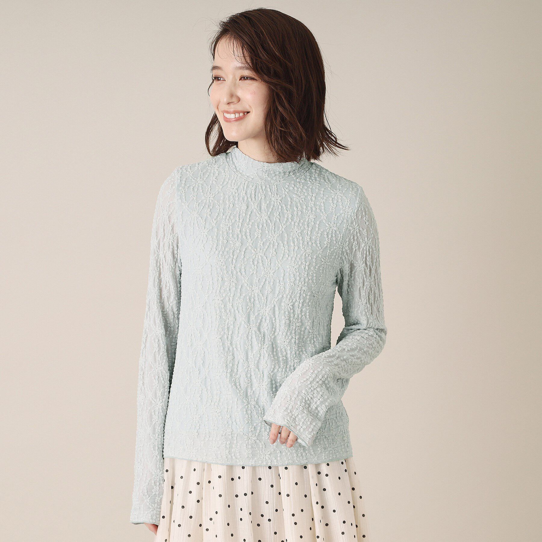 ITS&rsquo;DEMO「【洗濯機OK】レースプルオーバー」|Tシャツ・カットソー|