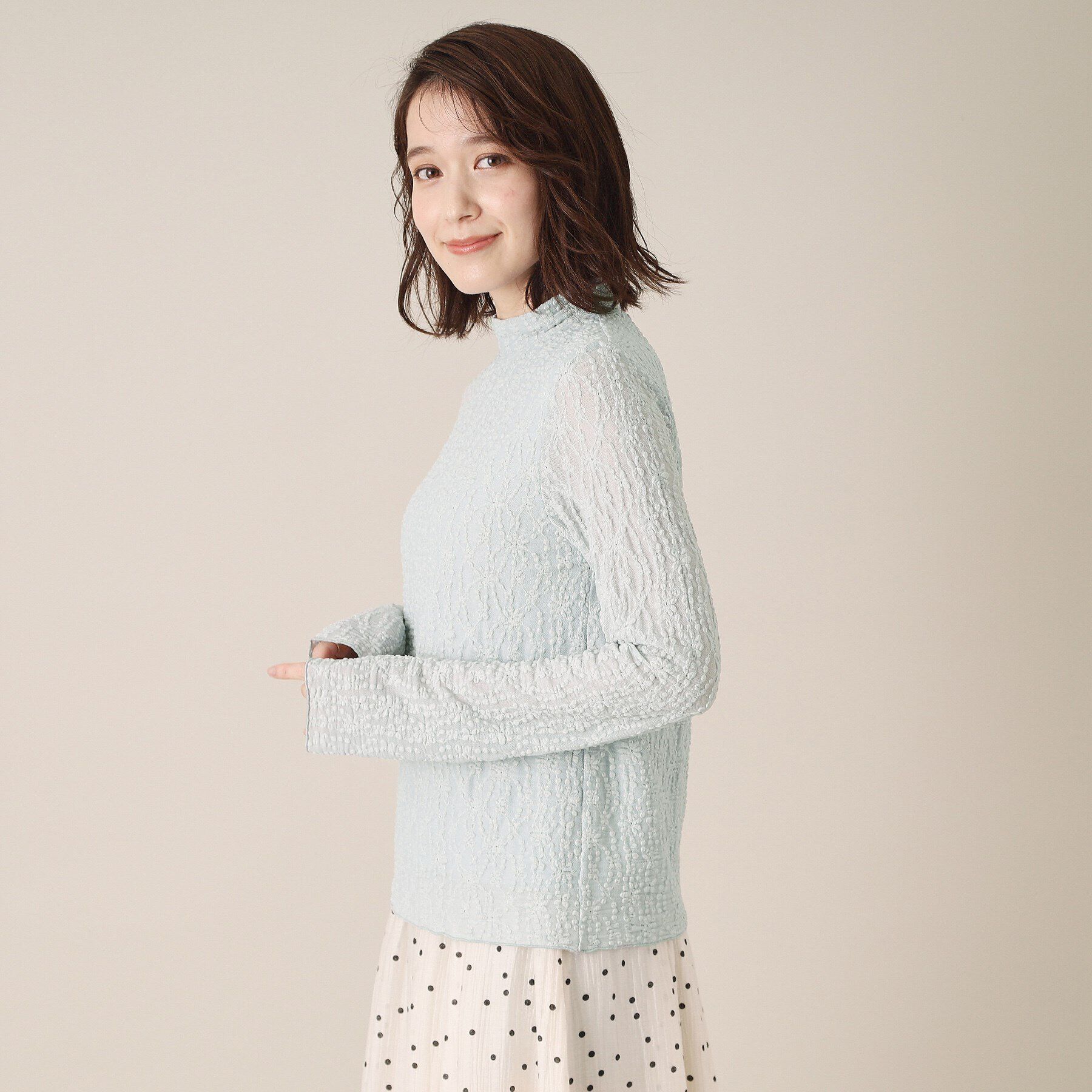 ITS&rsquo;DEMO「【洗濯機OK】レースプルオーバー」|Tシャツ・カットソー|