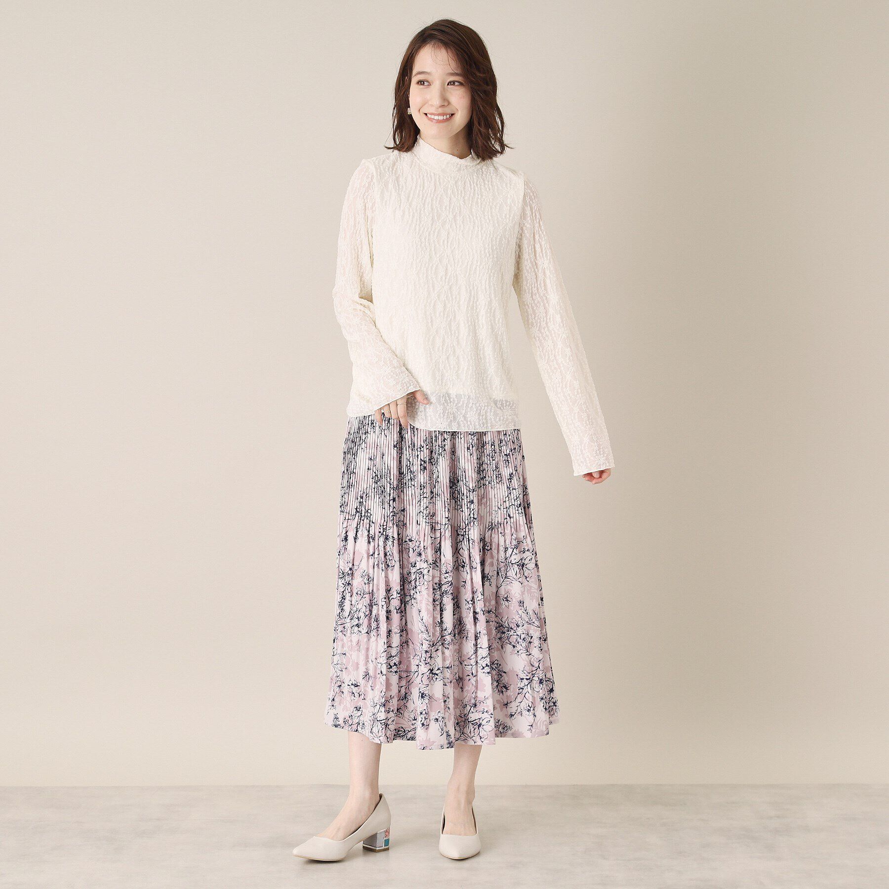 ITS&rsquo;DEMO「【洗濯機OK】レースプルオーバー」|Tシャツ・カットソー|