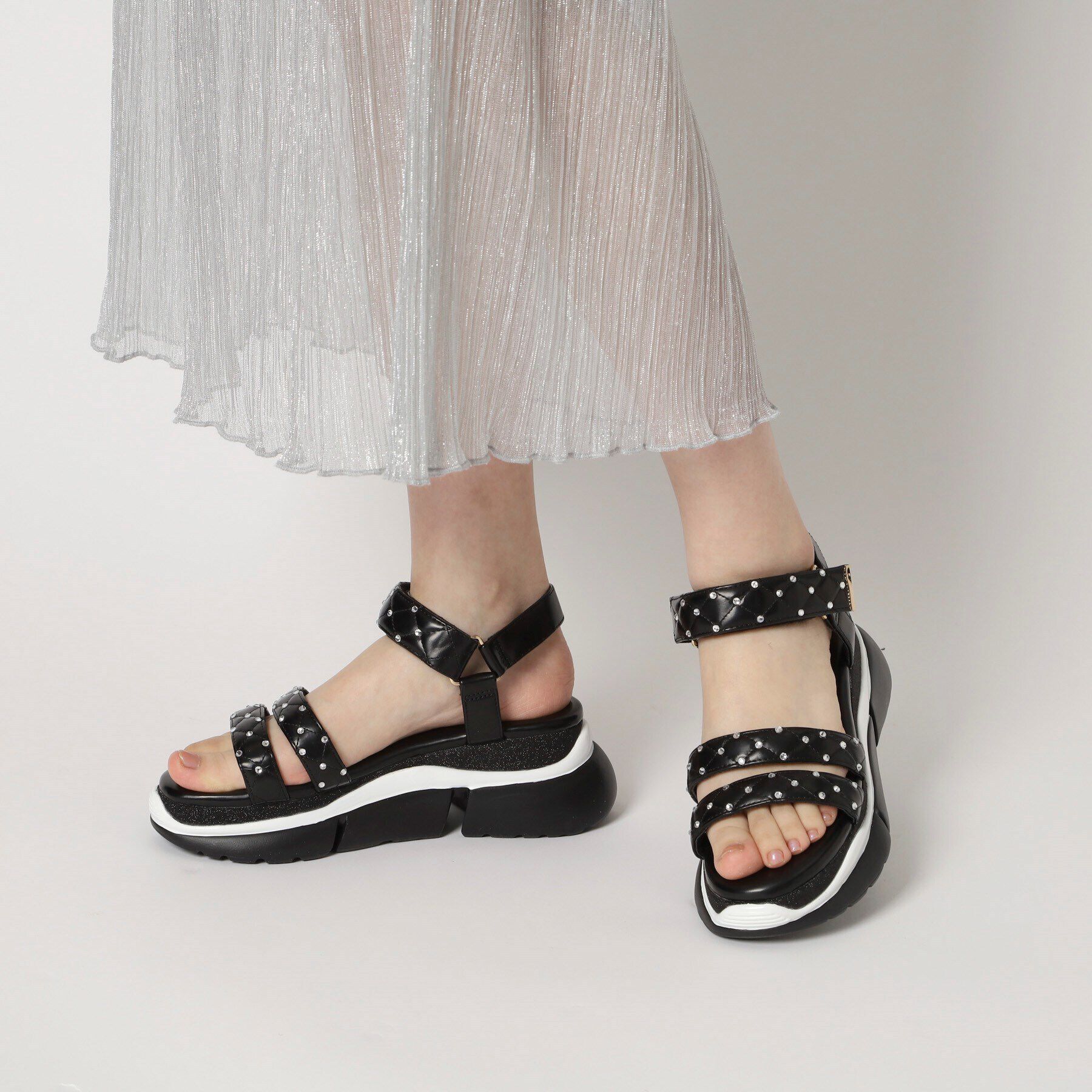 ESPERANZA「ラインストーンスポサン 24SS」|サンダル|